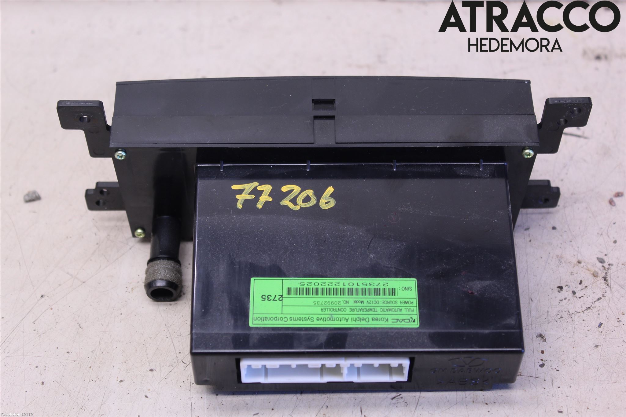 Chevrolet CAPTIVA Varme Ac Betjening-Display