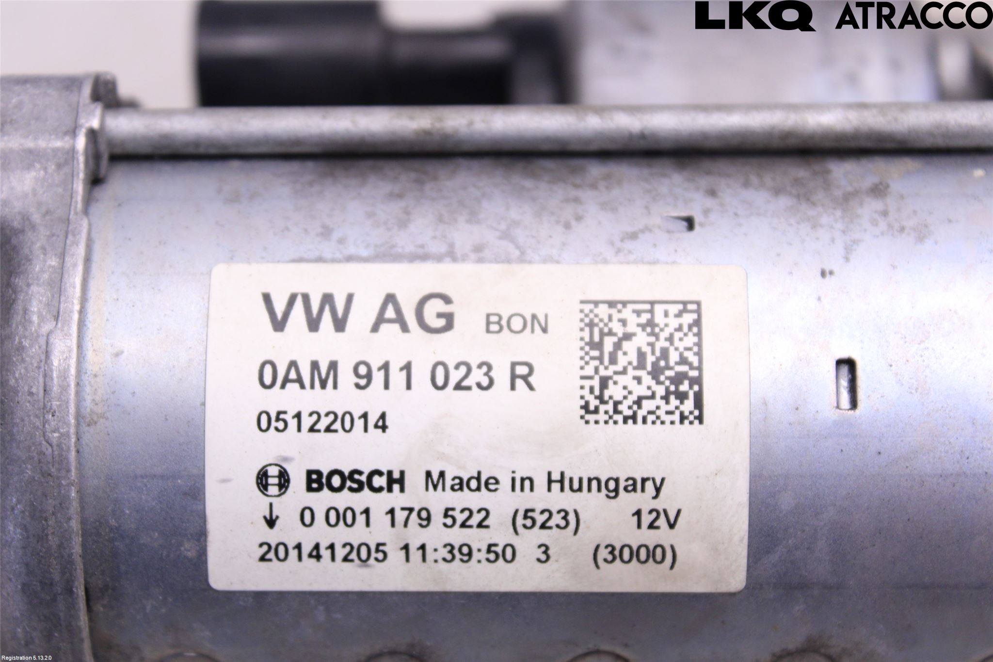 Volkswagen VW GOLF / E-GOLF VII 13-20 Startmotor