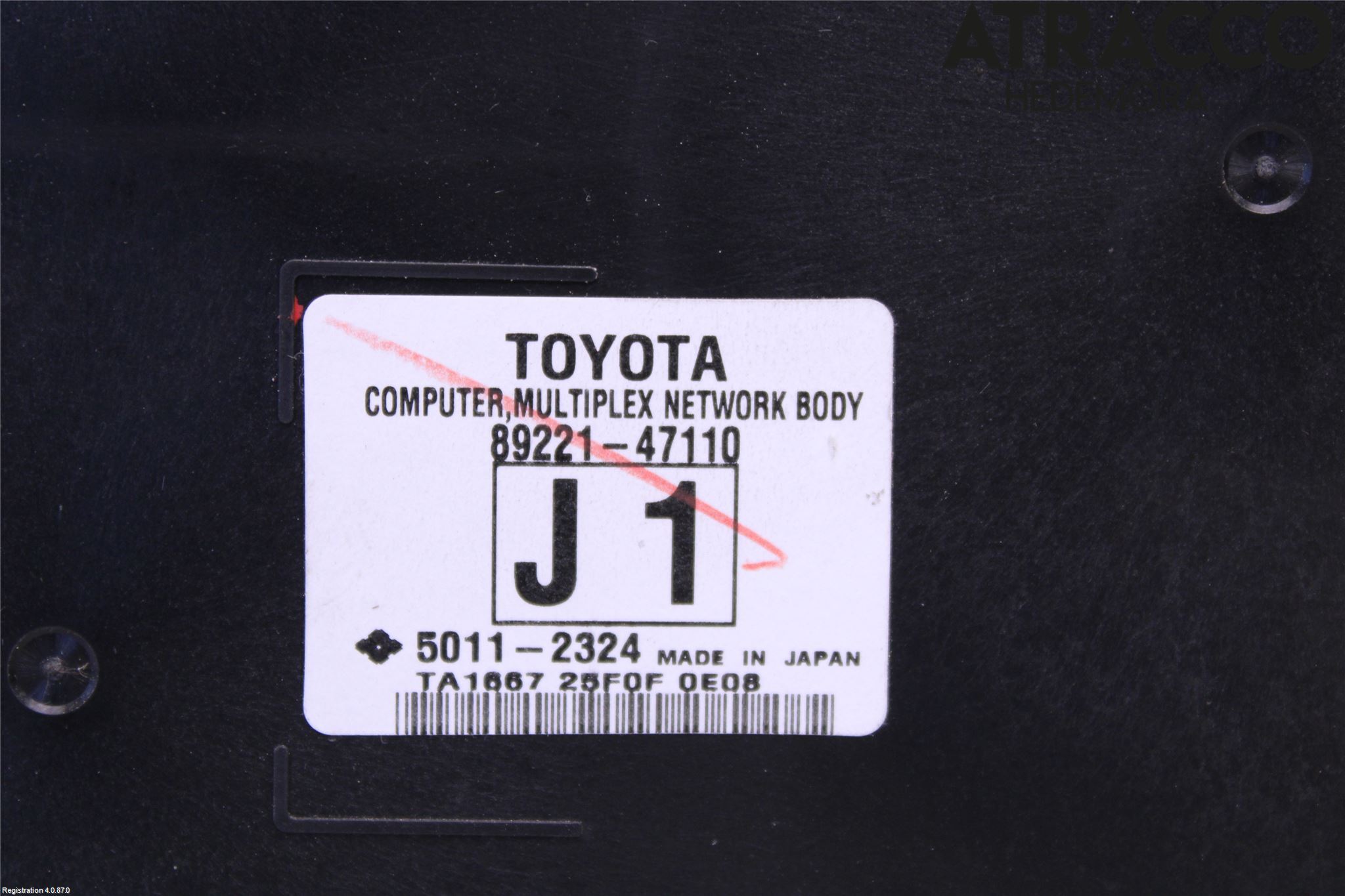 Toyota PRIUS ZVW30 09-20 Styreenhet Øvrig