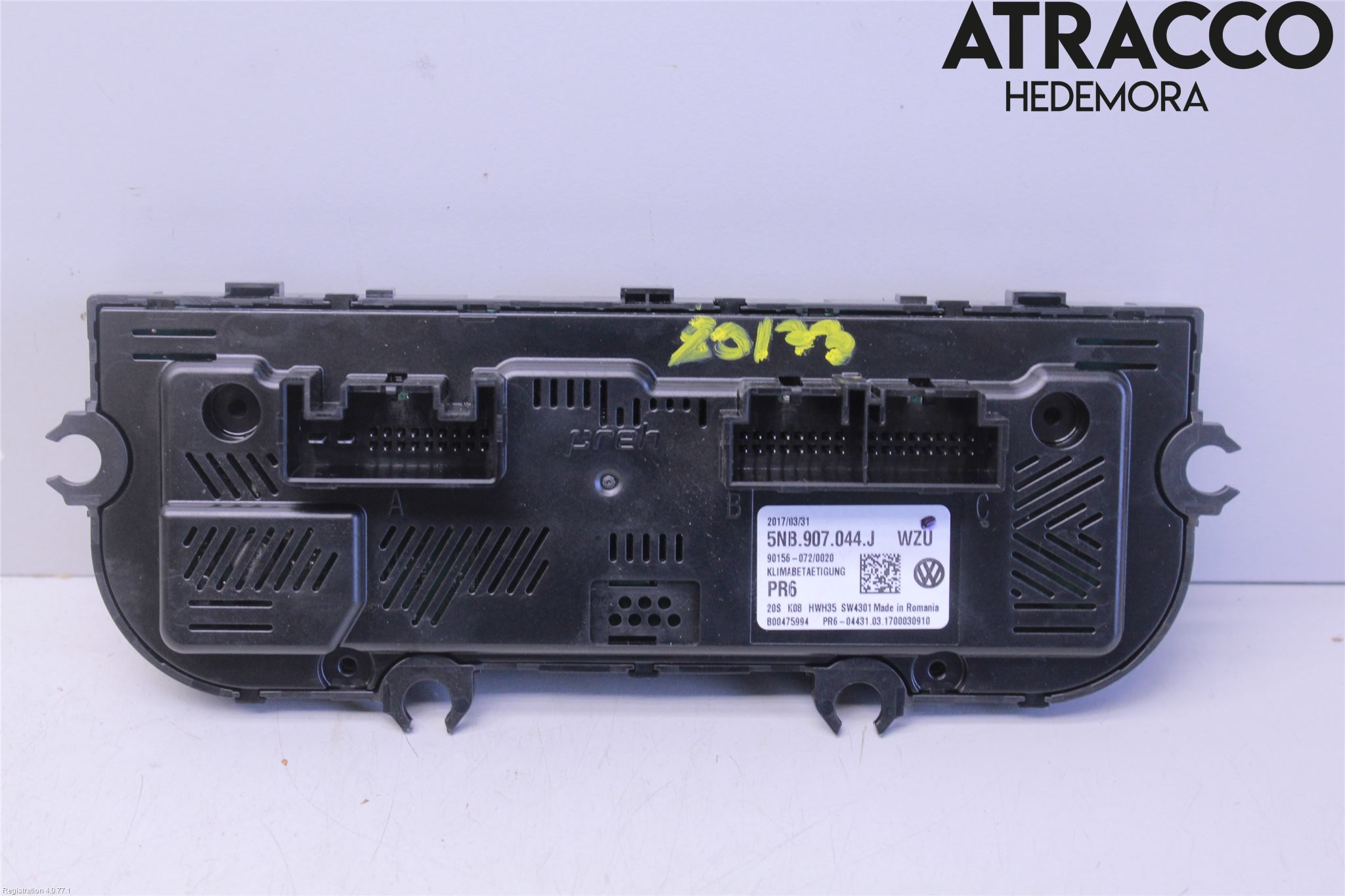 Volkswagen VW TIGUAN 16-24 Varme Ac Betjening-Display