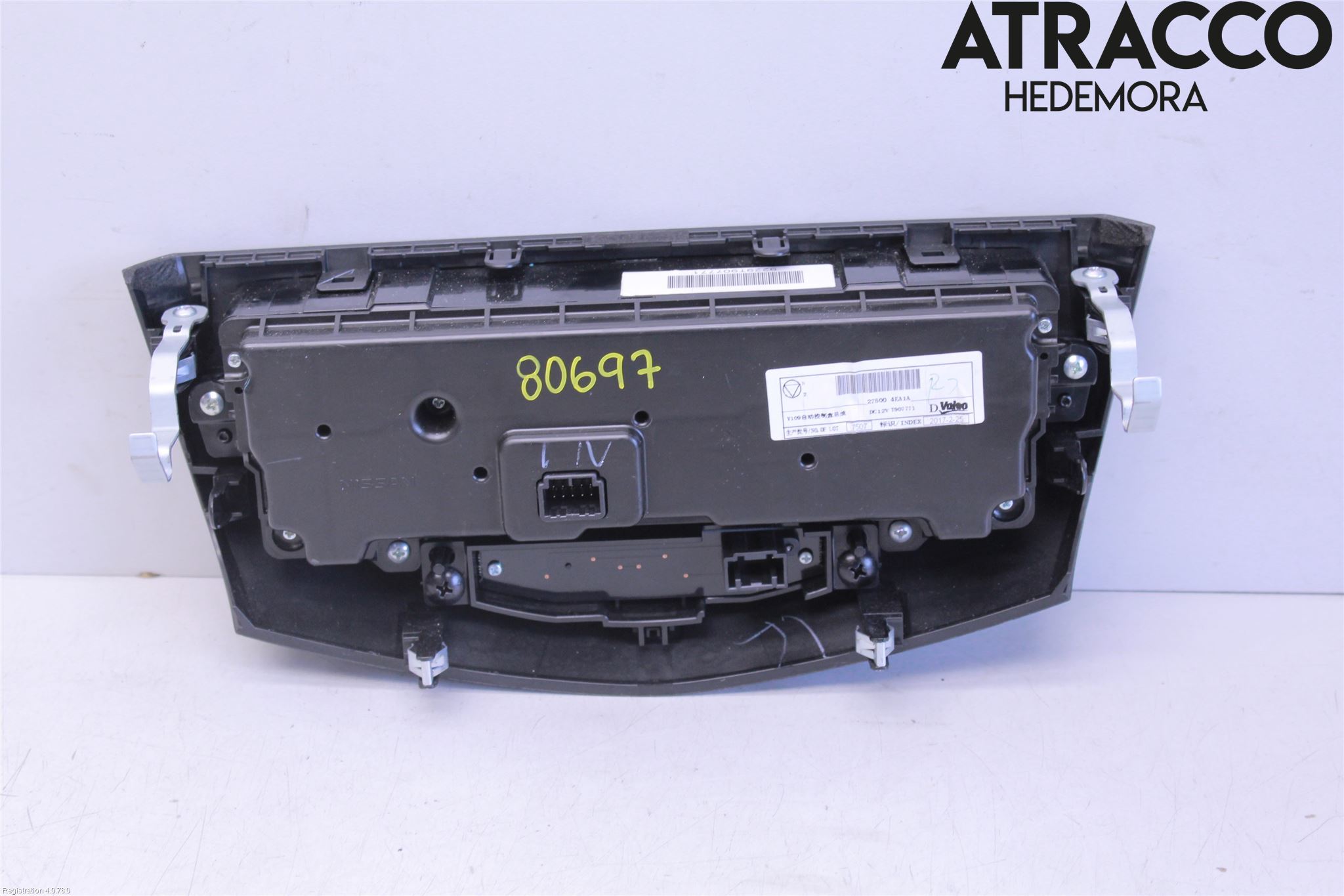 Nissan QASHQAI 17-21 Varme Ac Betjening-Display