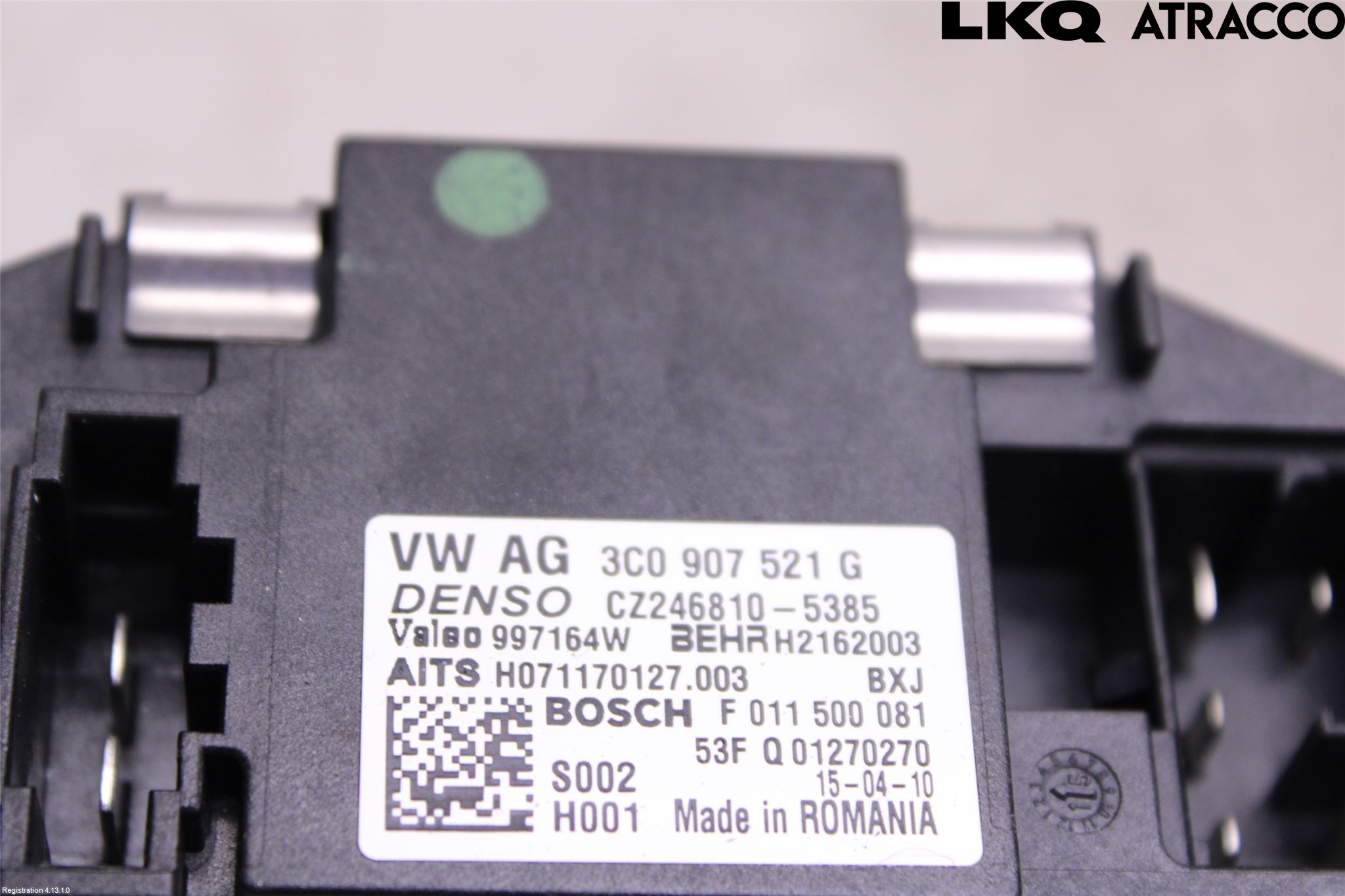 Volkswagen VW TOURAN 10-15 Varmeapparat Viftemotstand