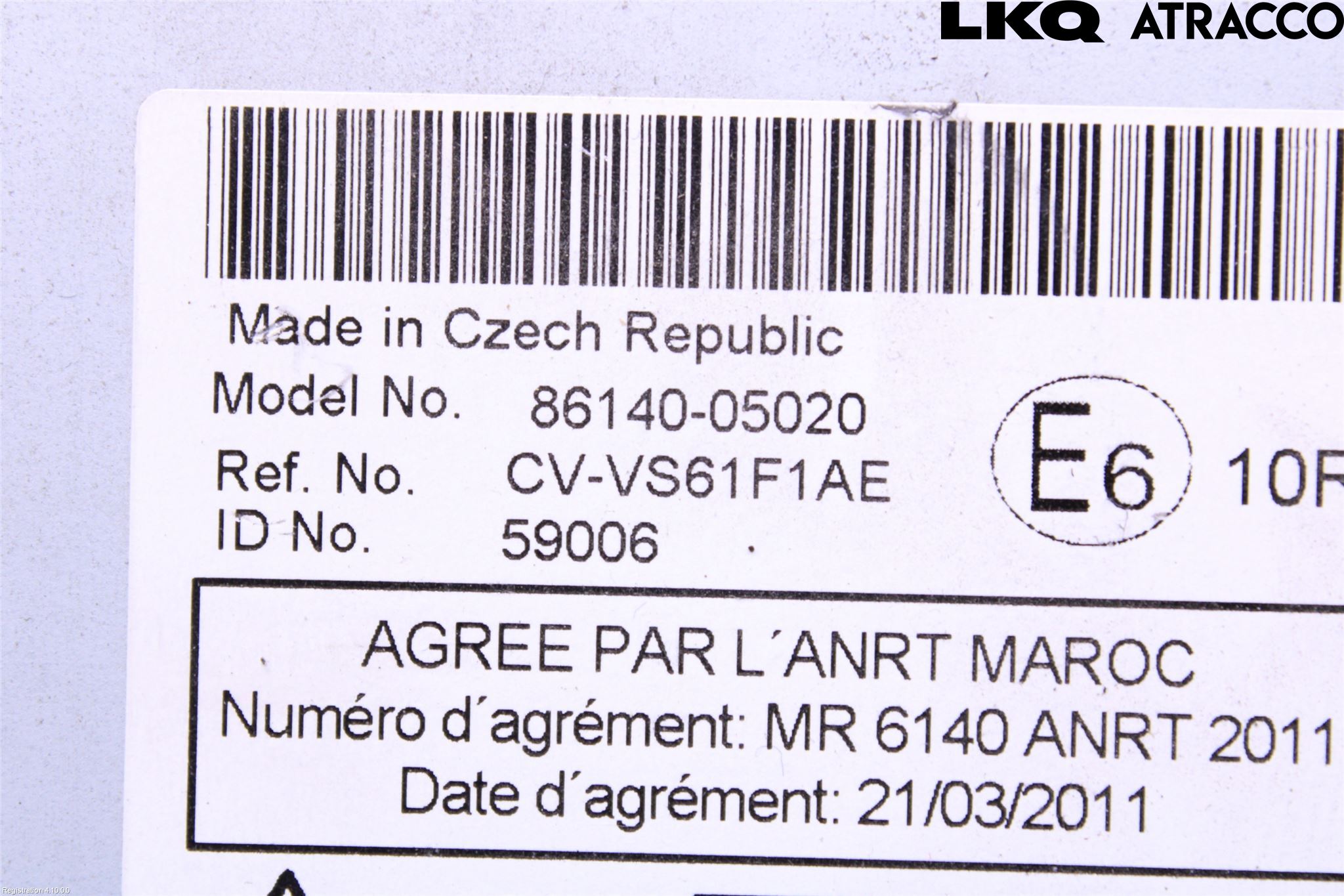 Toyota AVENSIS 09-15 Stereo Radio Med Cd
