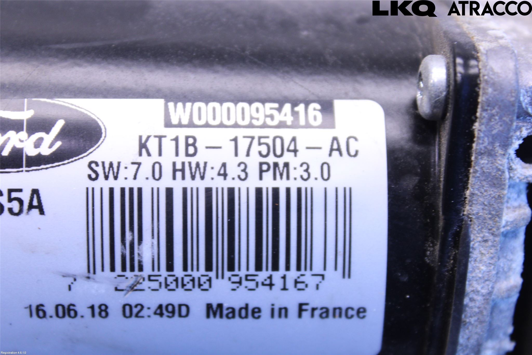 Ford TRANSIT/TOURNEO CONNECT 13-22 Viskermotor Frontrute