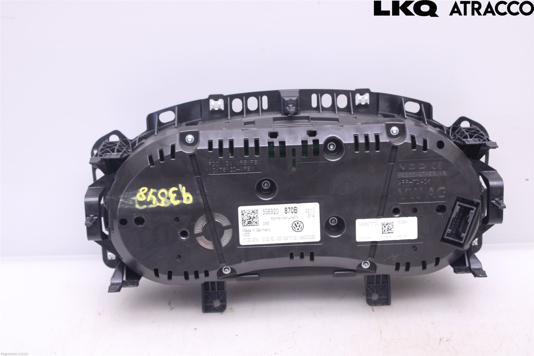 Volkswagen VW GOLF / E-GOLF VII 13-20 Instr Kombinert
