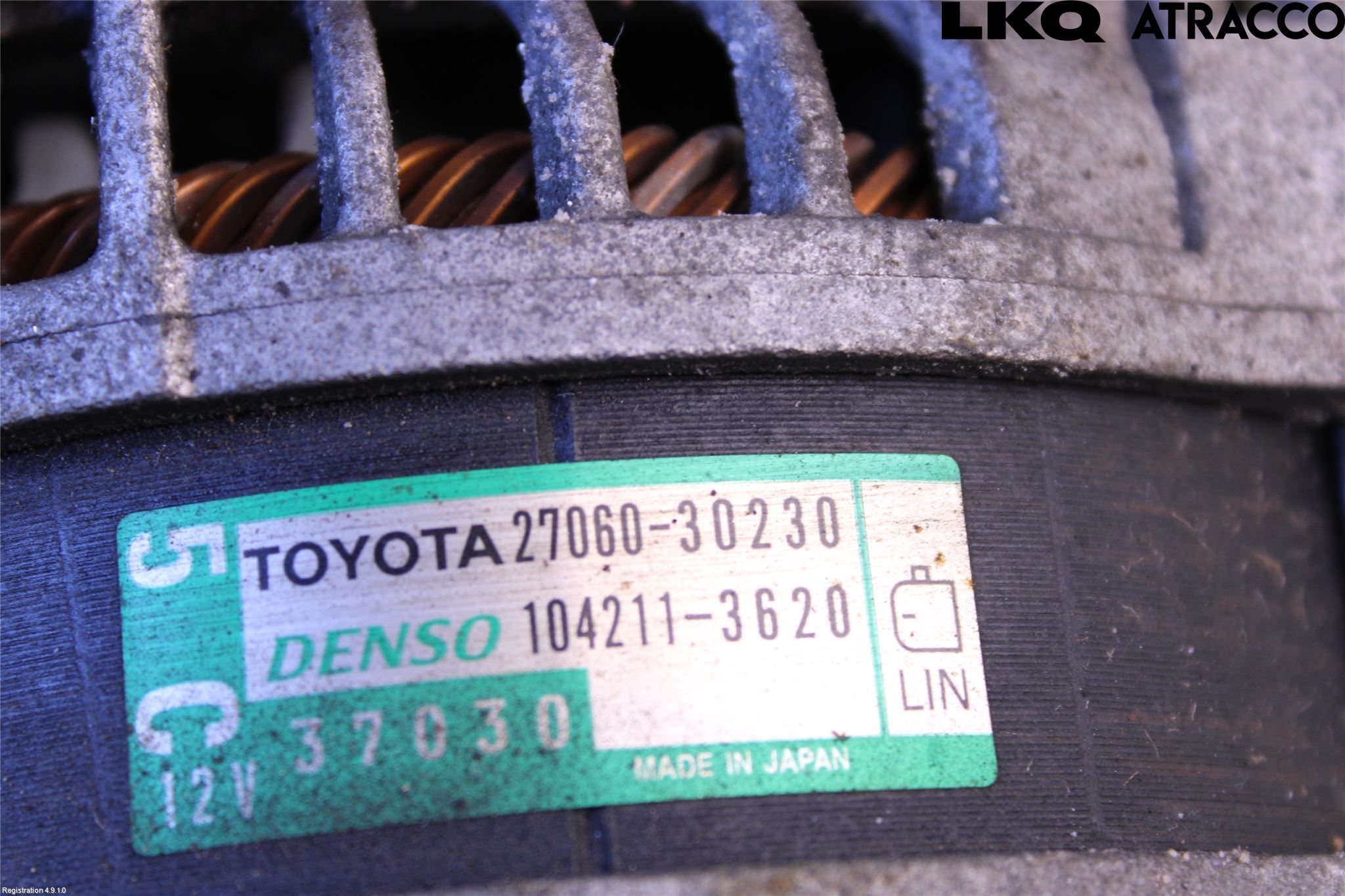 Toyota HILUX 16- Dynamo