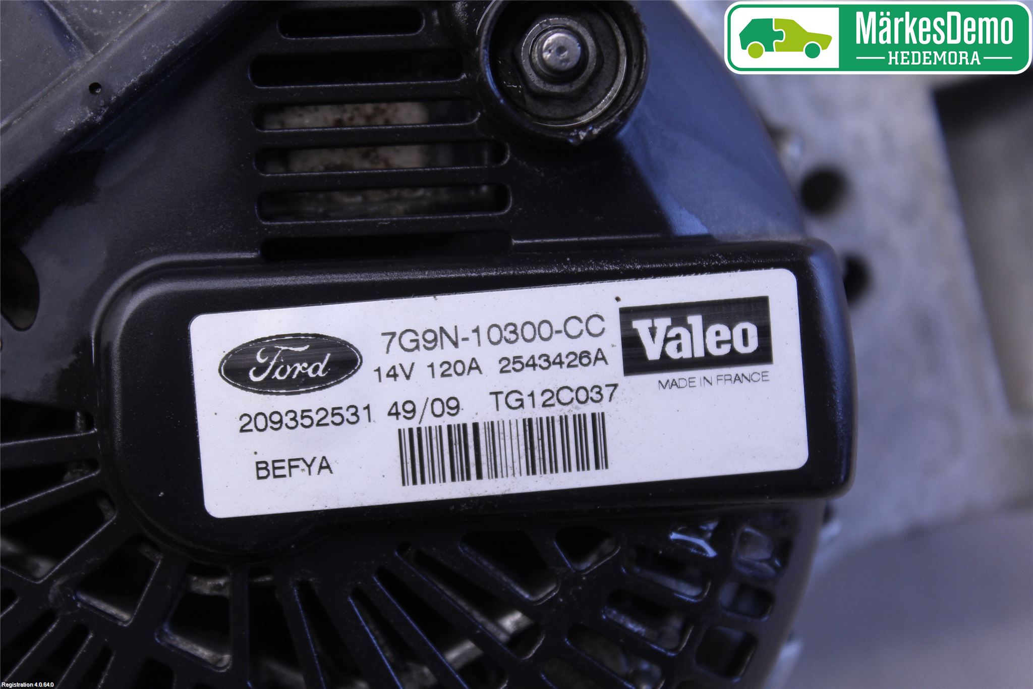 Ford FIESTA 09-12 Dynamo