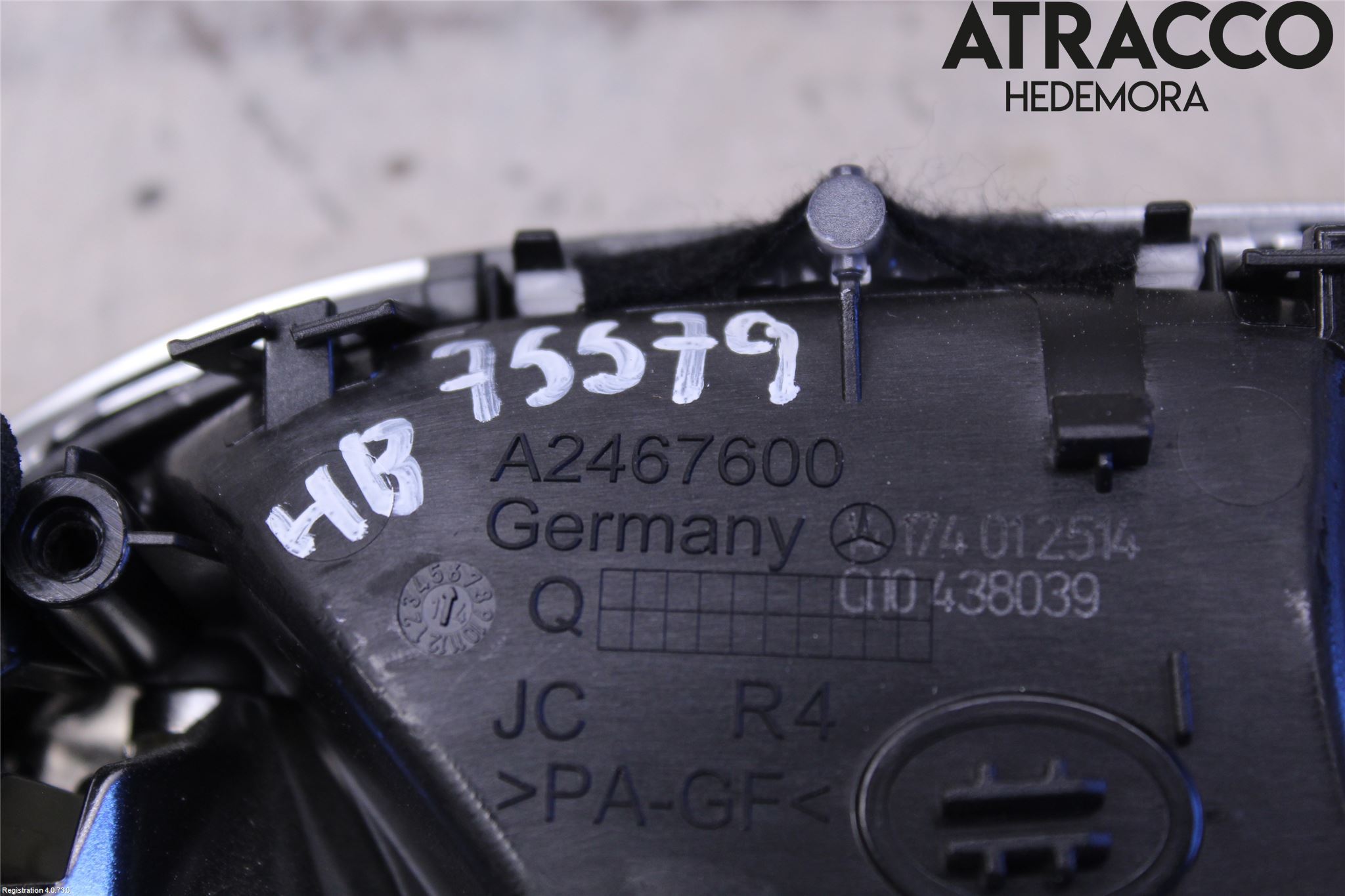 Mercedes-Benz MB A-KLASS (W176) 13-18 Innr Dørhandtak H Indre