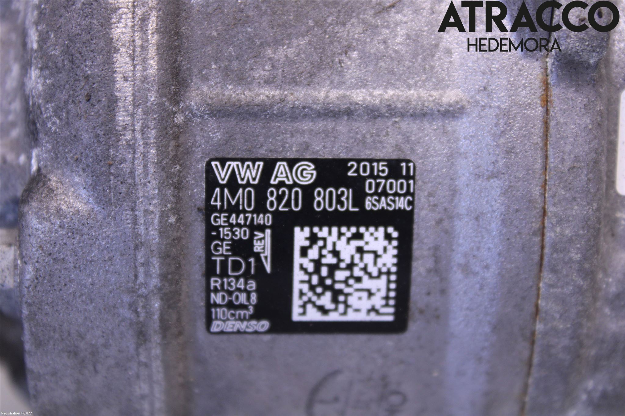 Audi A6 ALLROAD 12-18 Varme Ac Kompressor