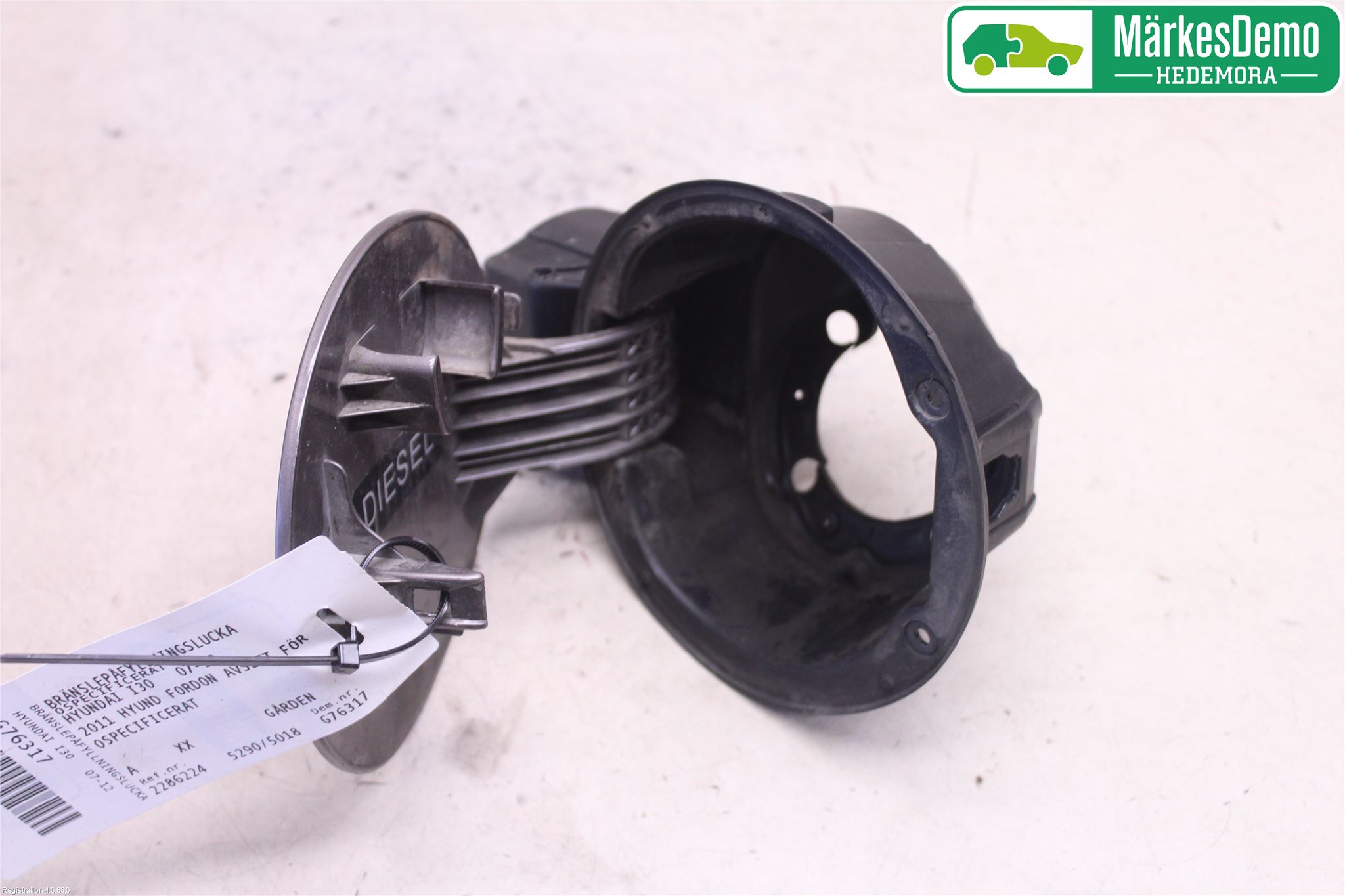 Hyundai i30 FD 07-12 Drivstoff Tankluke