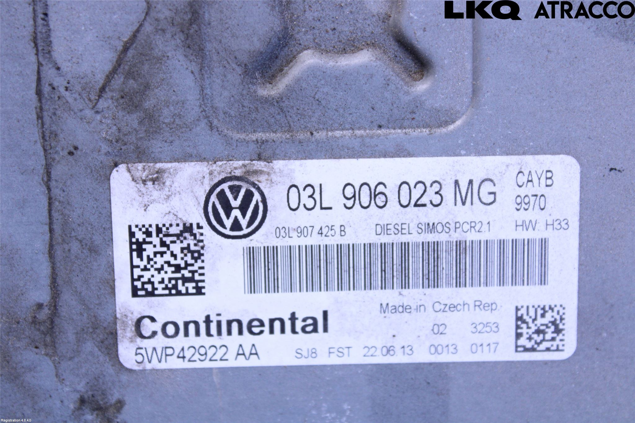 Volkswagen VW POLO 10-17 Styreenhet Dieselpumpe