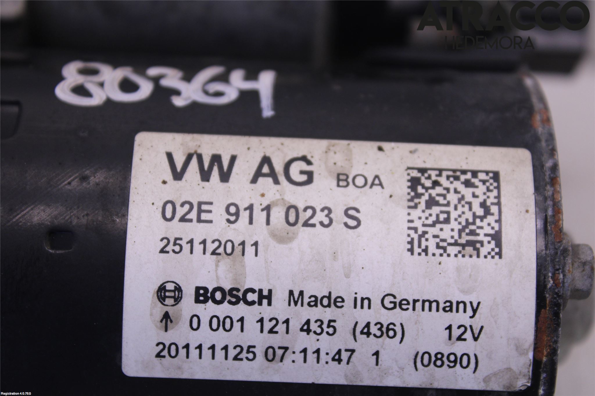 Volkswagen VW PASSAT 11-14 Startmotor Diesel