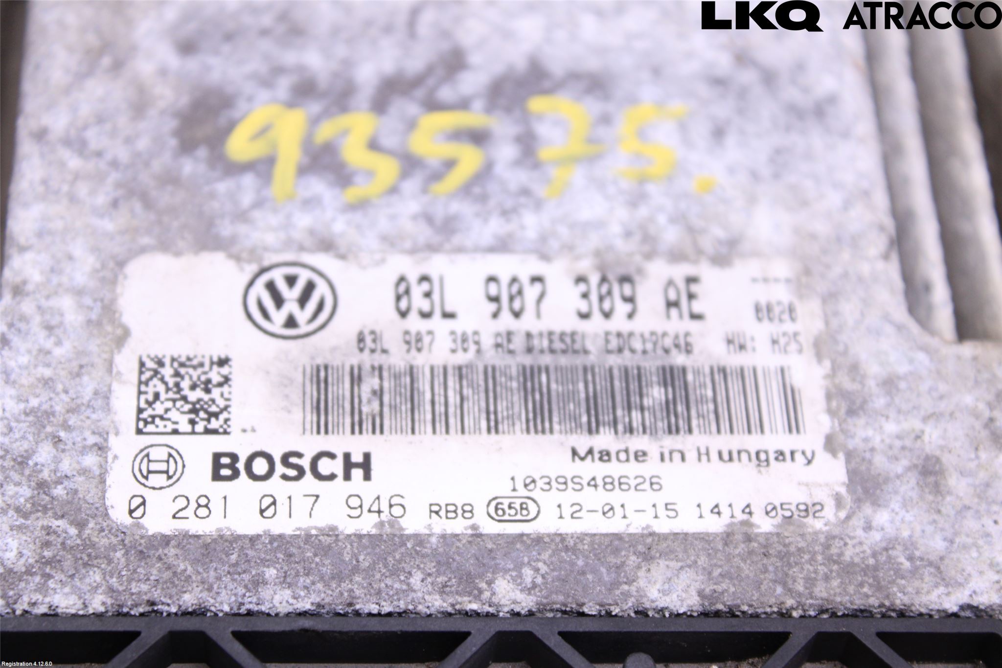 Volkswagen VW PASSAT 11-14 Styreenhet Dieselpumpe