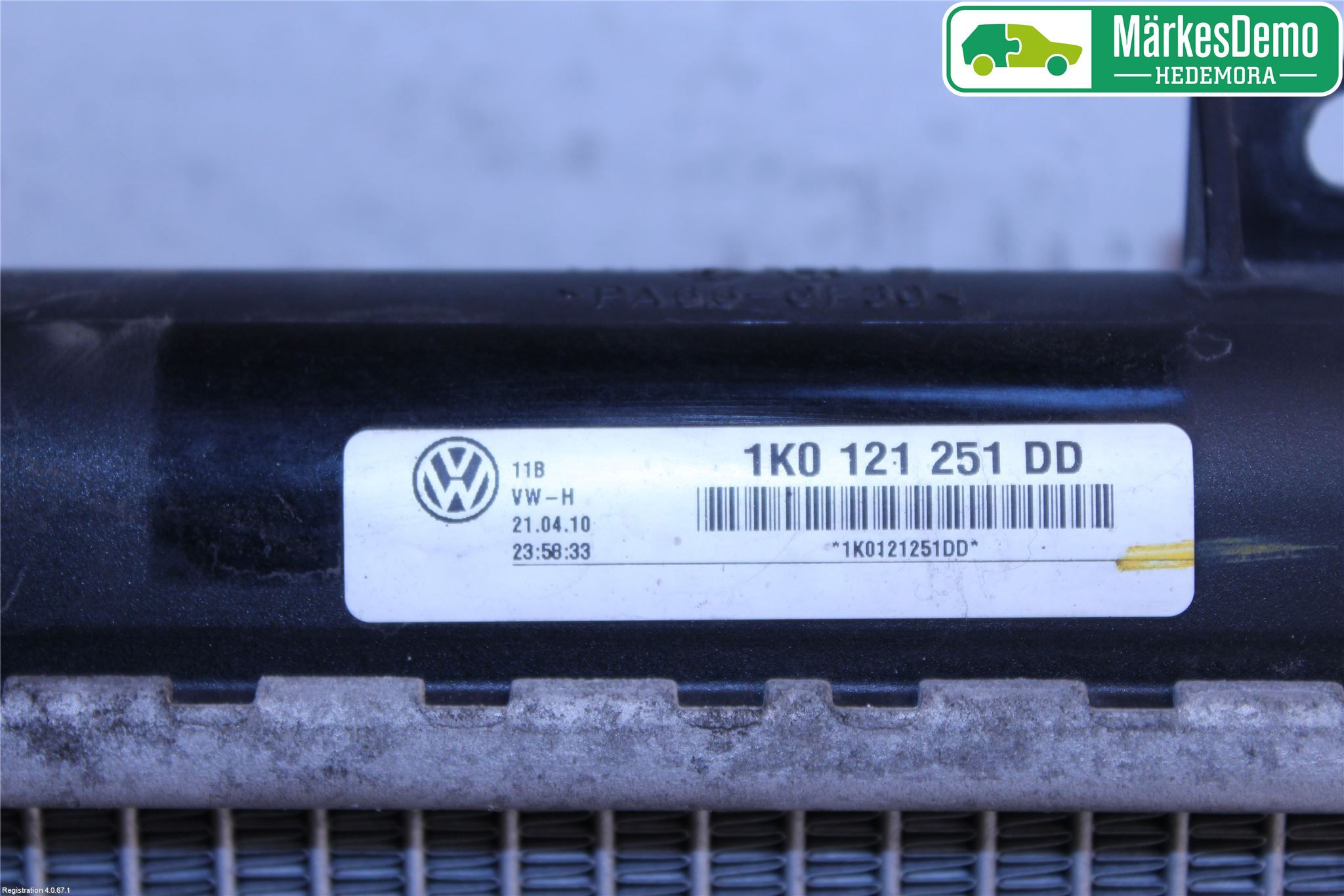 Audi A3/S3 05-13 Radiator Manuell