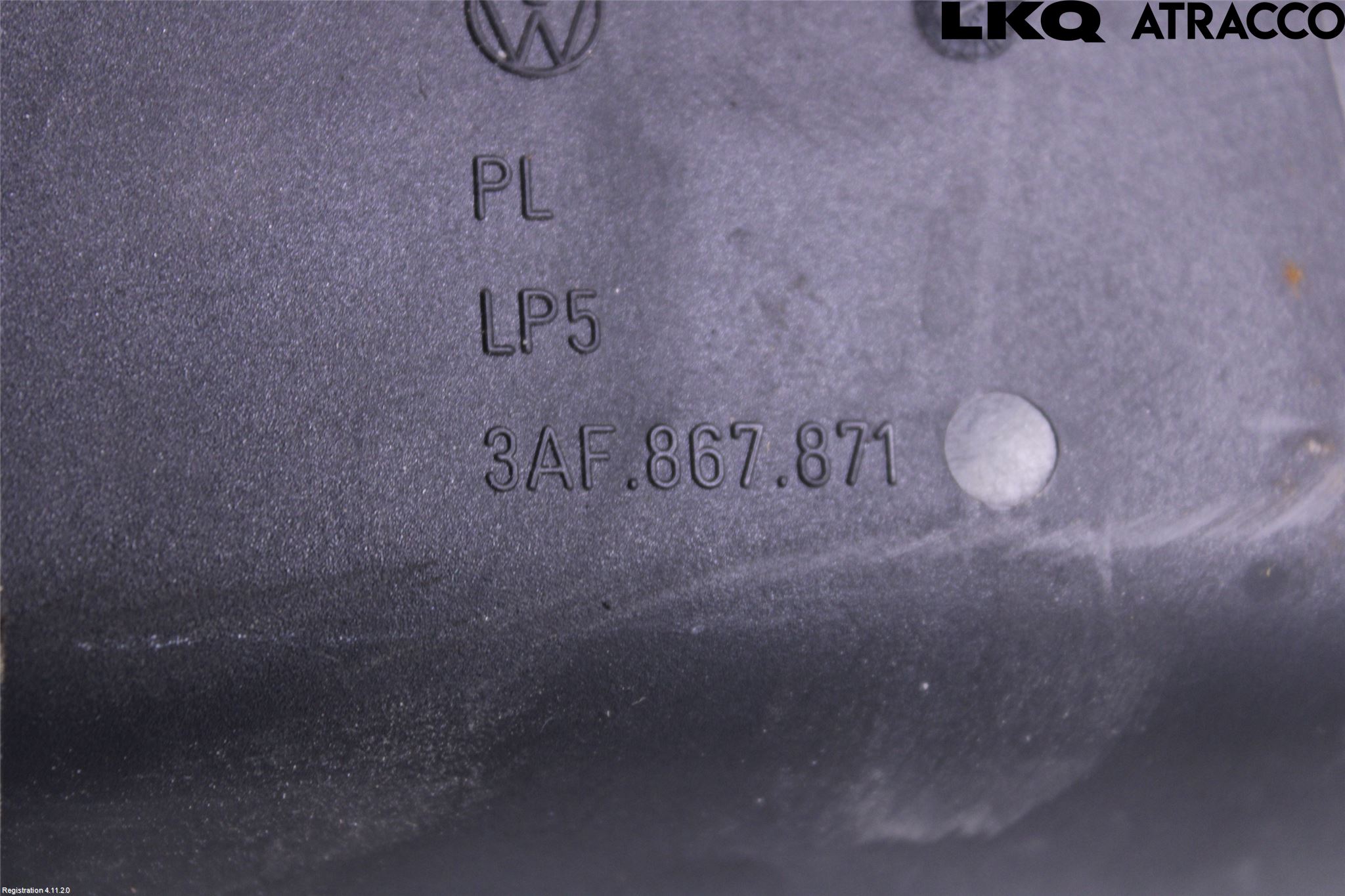 Volkswagen VW PASSAT 11-14 Innr Innsyn Beskytelse Stv