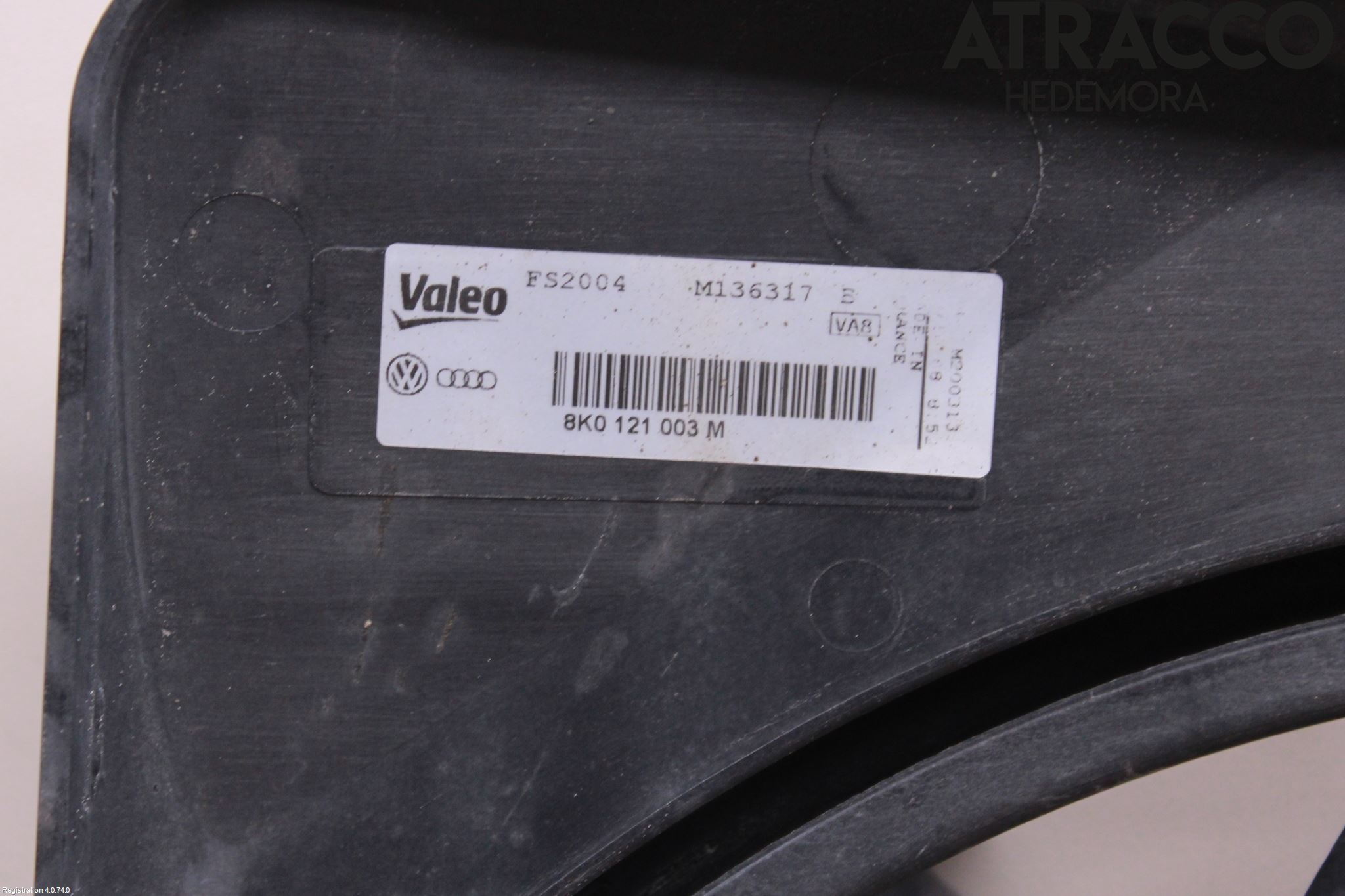 Audi A4/S4 08-11 Kjølevifte Elektrisk