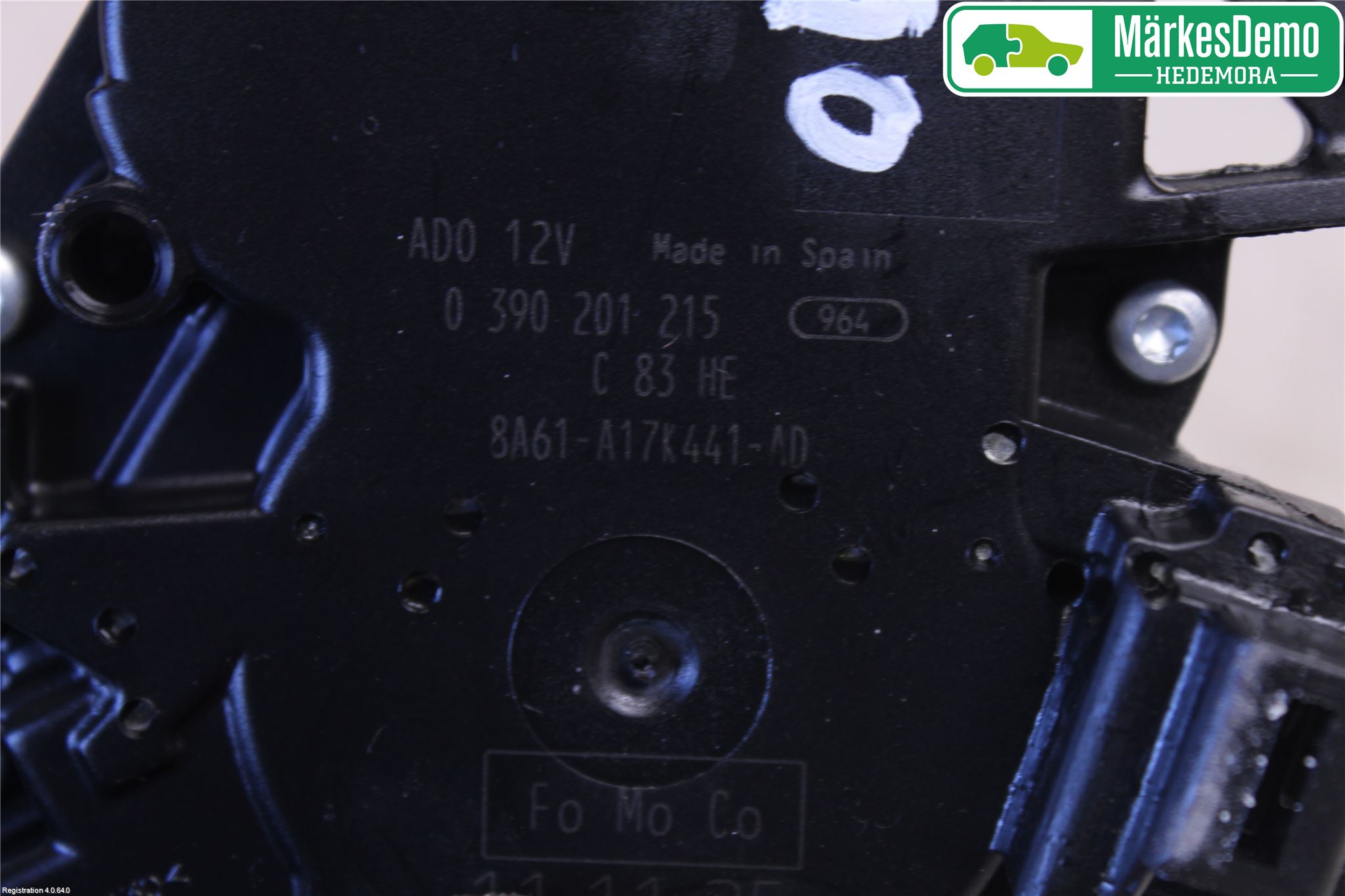 Ford FIESTA 09-12 Viskermotor Bakluke