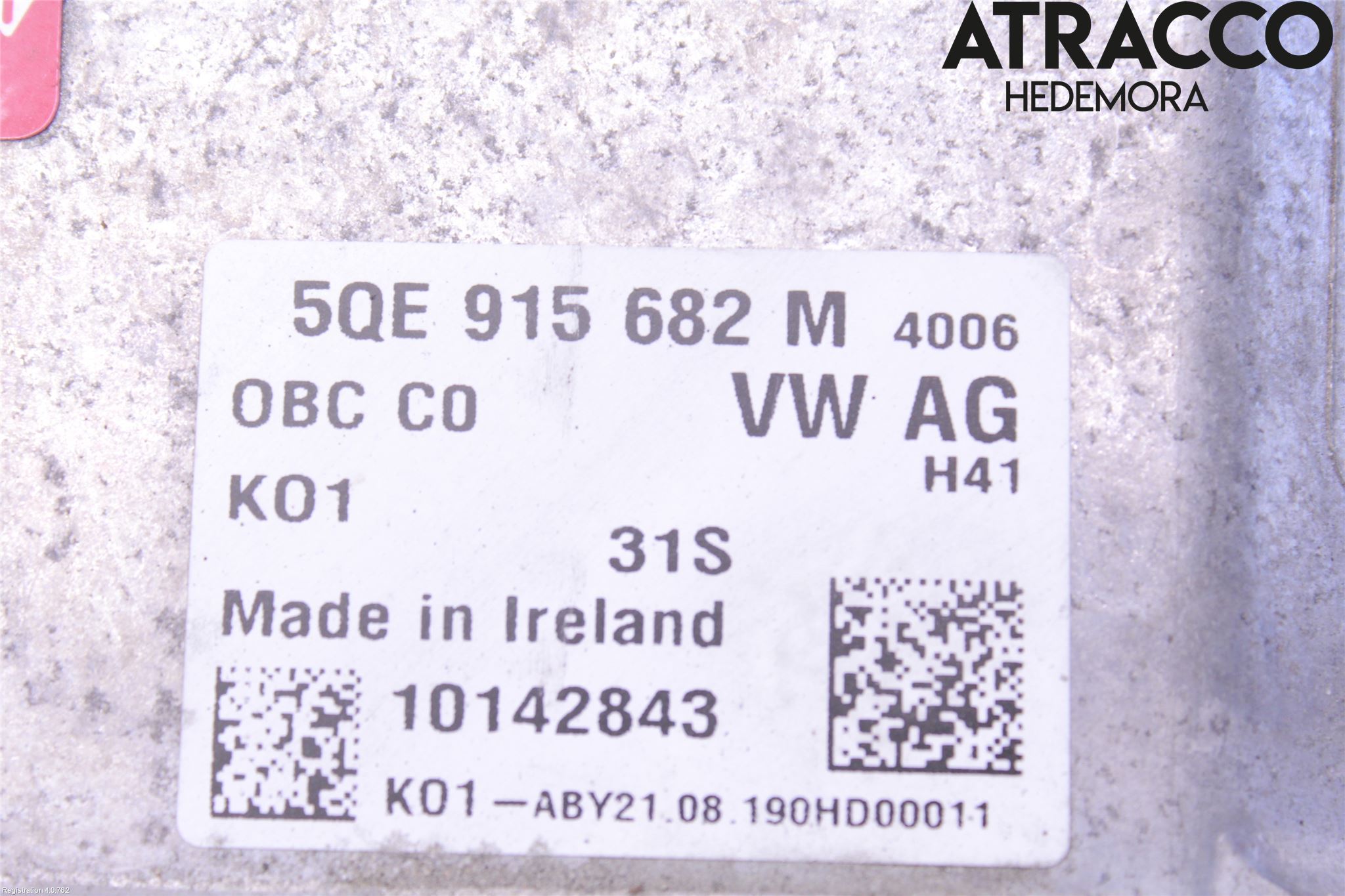 Volkswagen VW PASSAT 15-19 Batterilader Hybrid