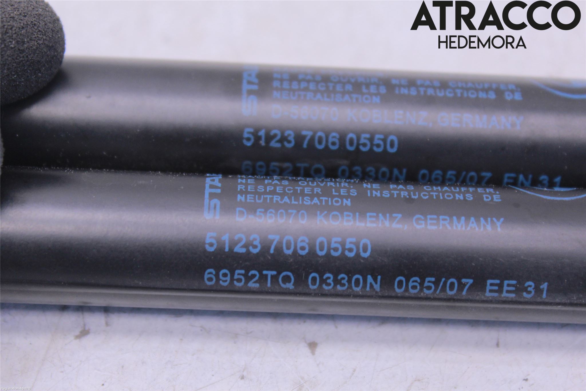 BMW 3 E90/91 SED/TOU 05-12 Panser Demper-Gassfjær