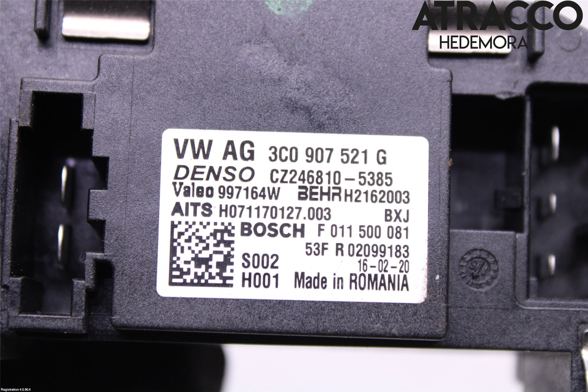 Volkswagen VW TIGUAN 07-16 Varmeapparat Viftemotstand