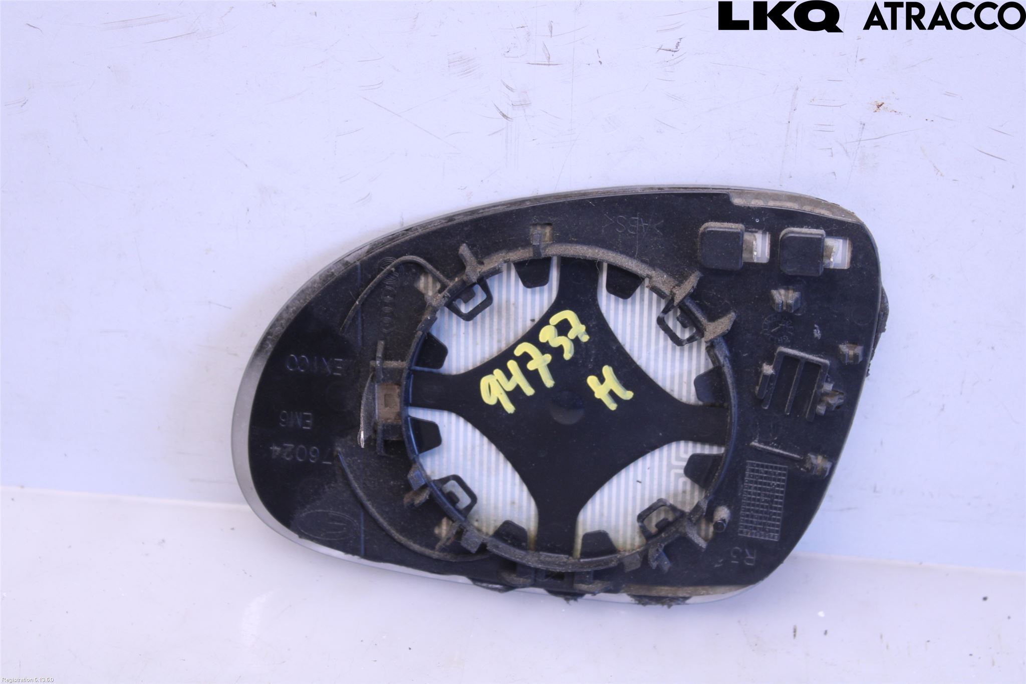Volkswagen VW GOLF VI 09-13 Speil Glass H