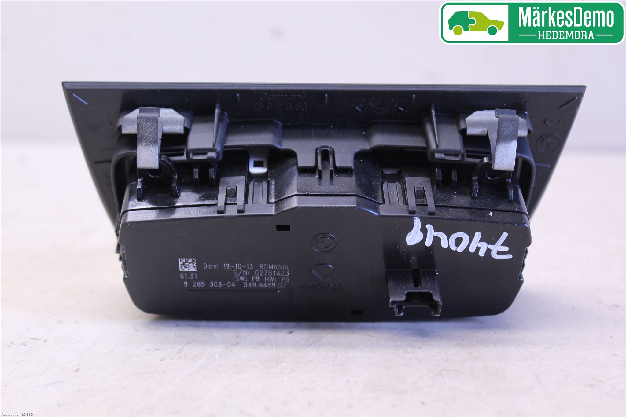 BMW 3 F30/F31/F80 12-19 Bryter Hovedlys