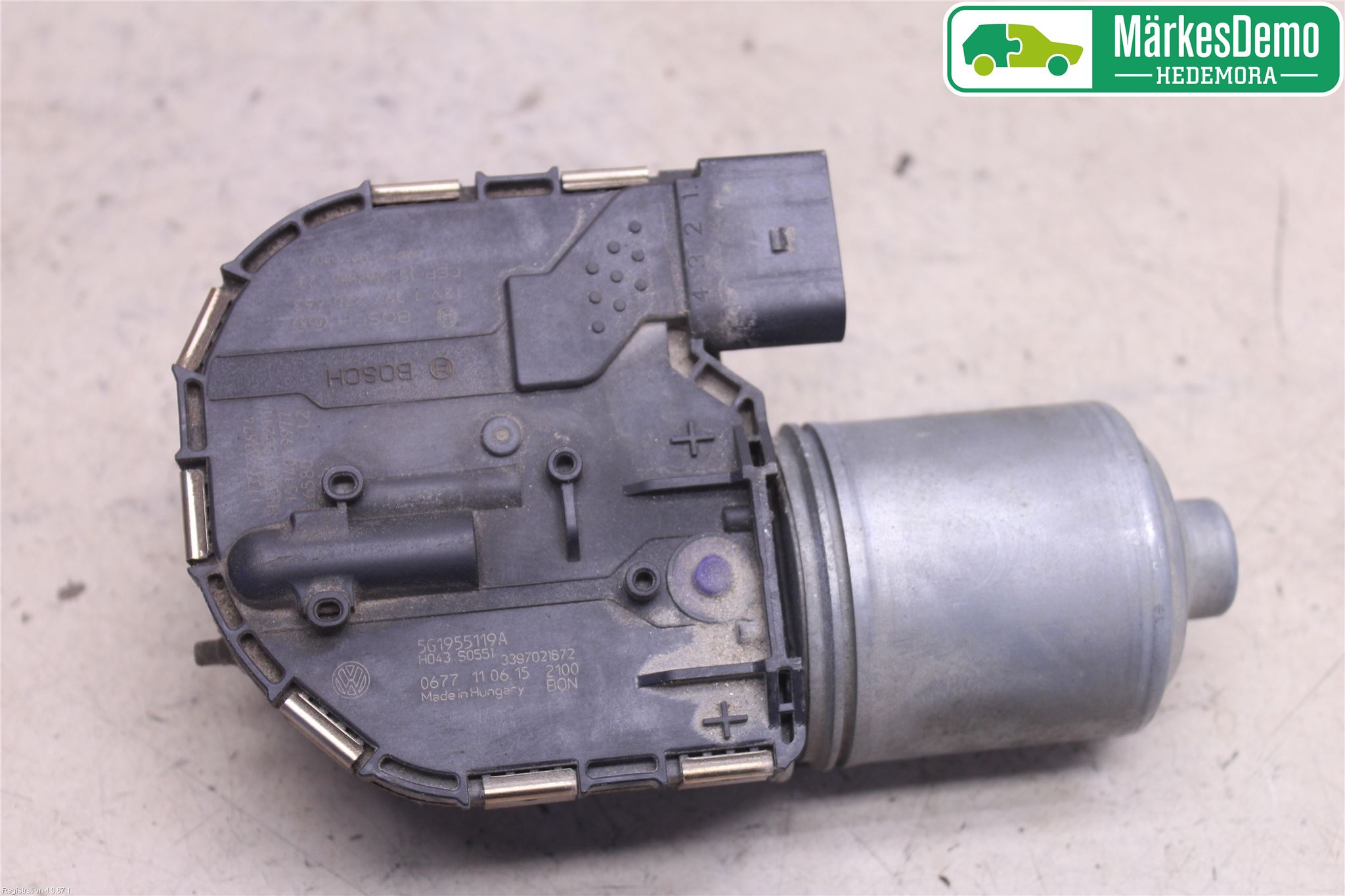 Volkswagen VW GOLF / E-GOLF VII 13-20 Viskermotor Frontrute