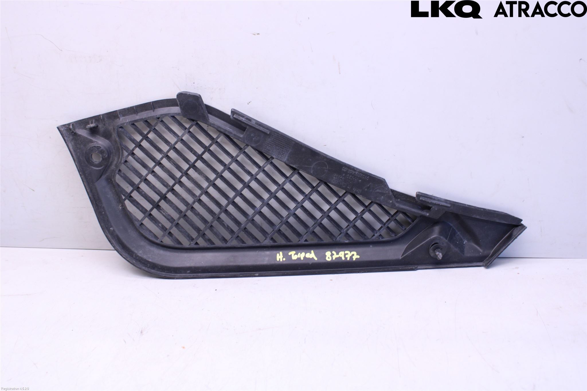 Porsche PANAMERA 09- Visker Deksel-Grill-Under Frr