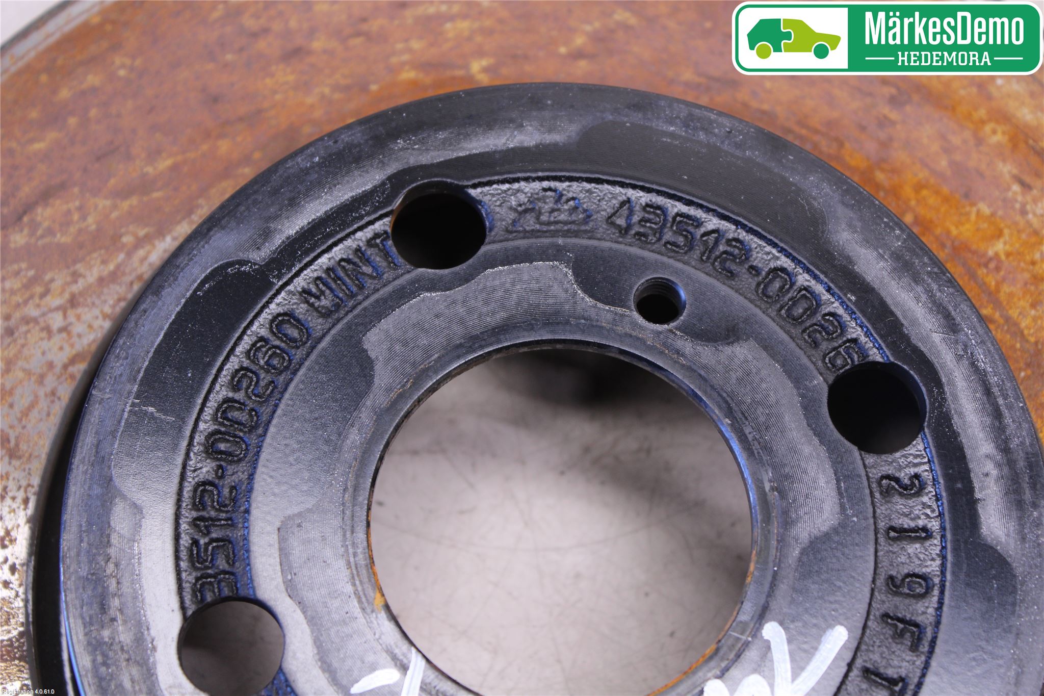 Toyota YARIS XP130 15-20 Bremseskive Foran