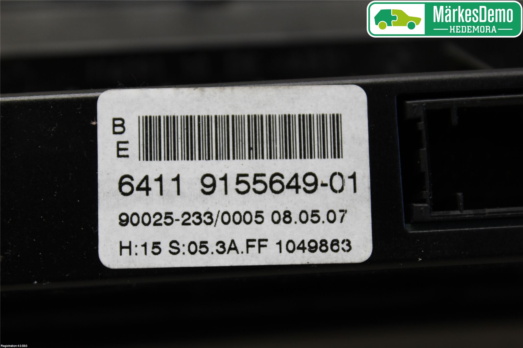 BMW 5 E60/61 Sed/Tou 02-10 Varme Ac Betjening-Display