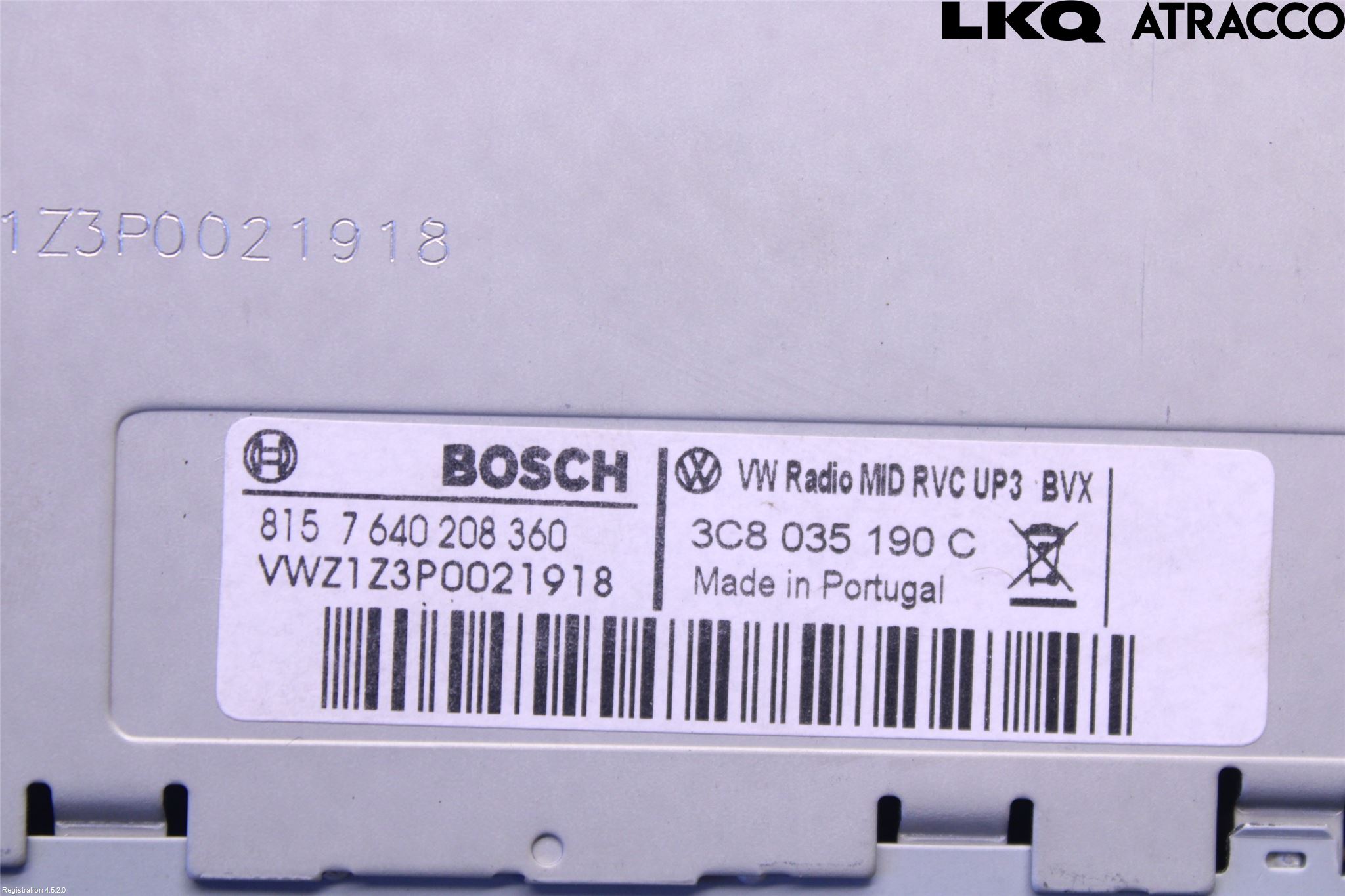 Volkswagen VW PASSAT 11-14 Stereo Radio Med Cd