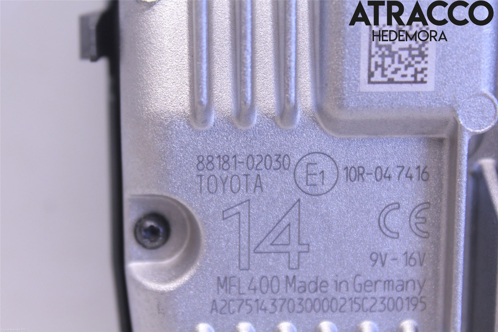 Toyota AURIS 13-19 Sensor Kollisjonsbeskyttelse