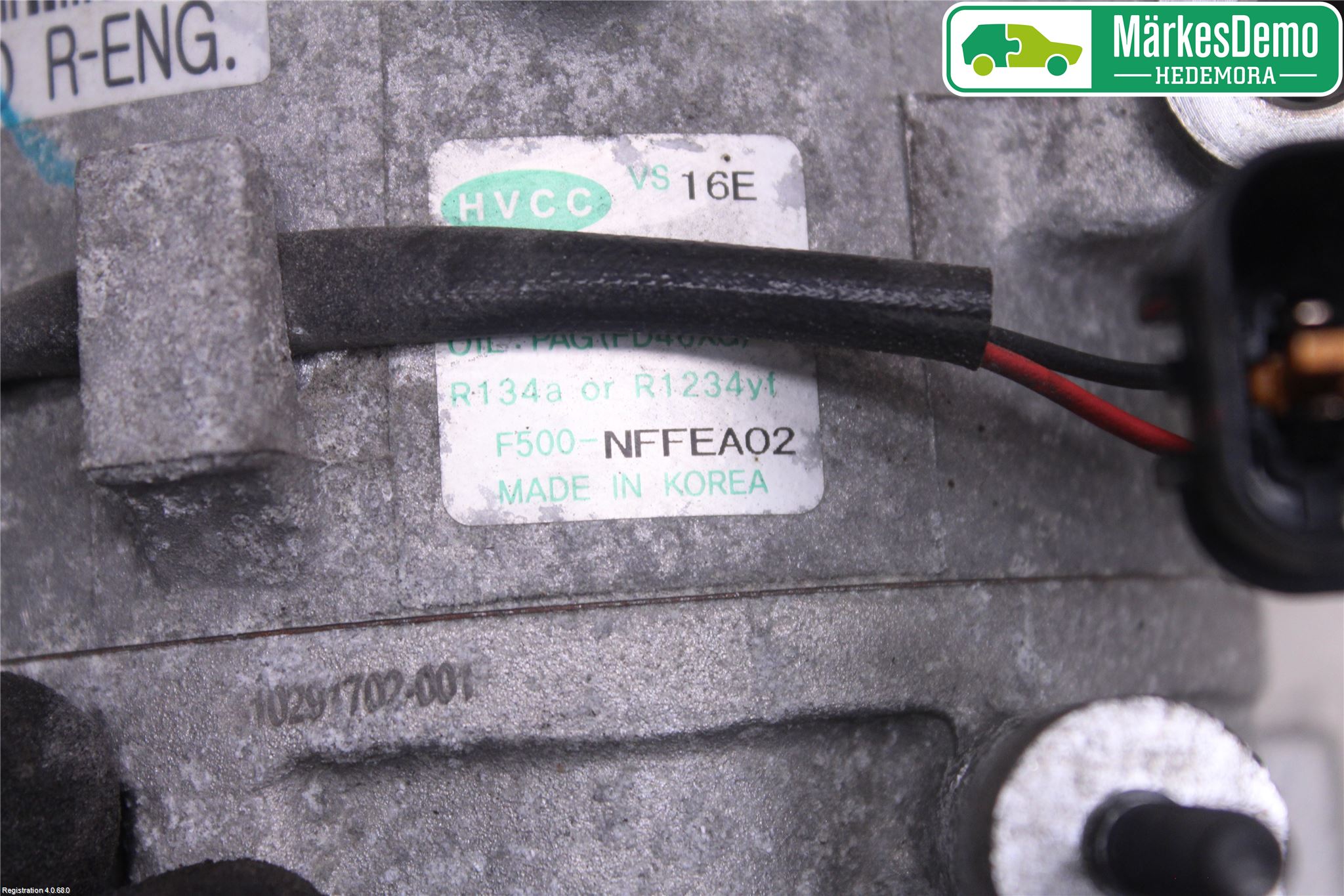 Kia SPORTAGE (QL) 16-21 Varme Ac Kompressor