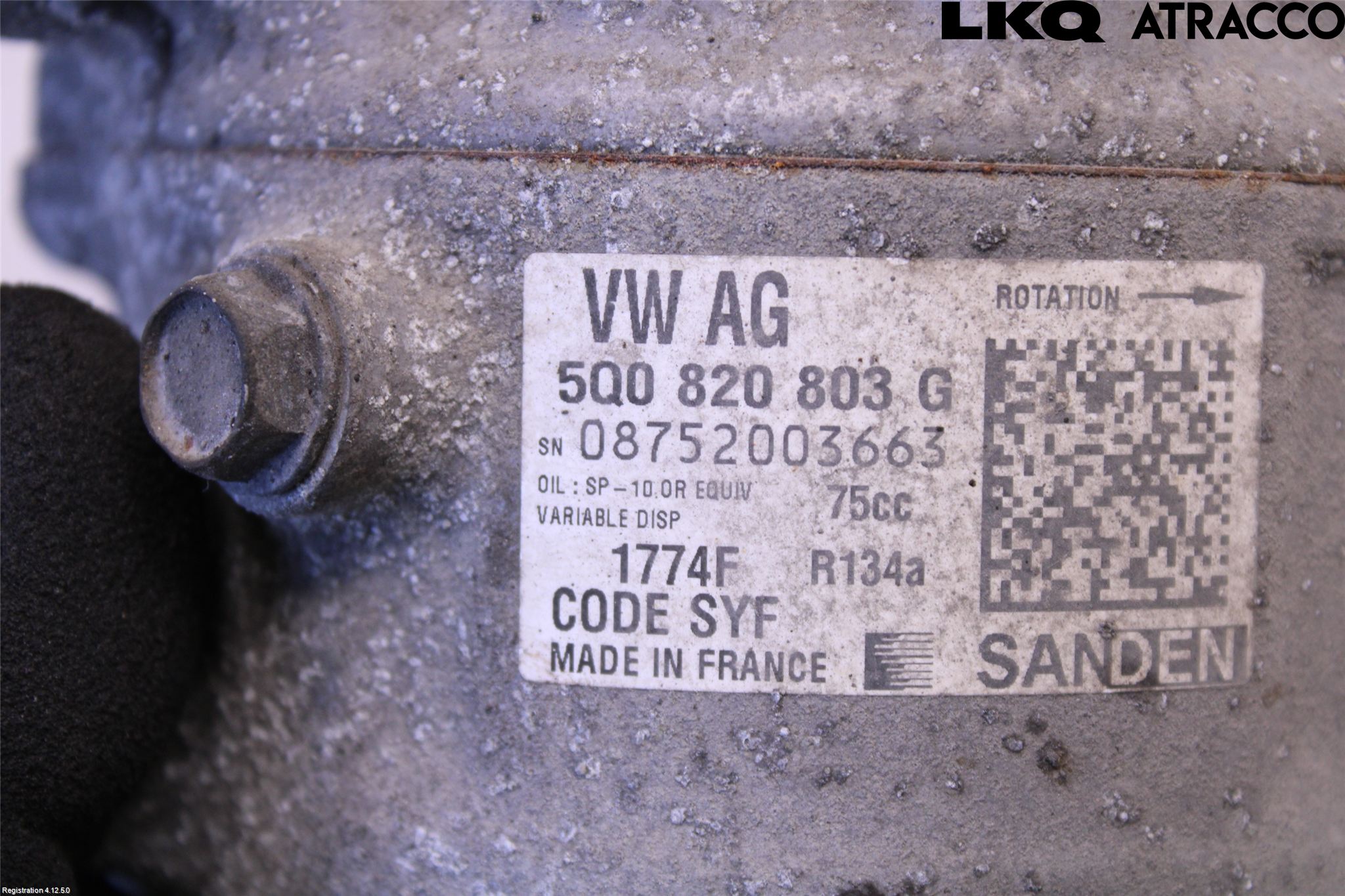 Volkswagen VW POLO 10-17 Varme Ac Kompressor