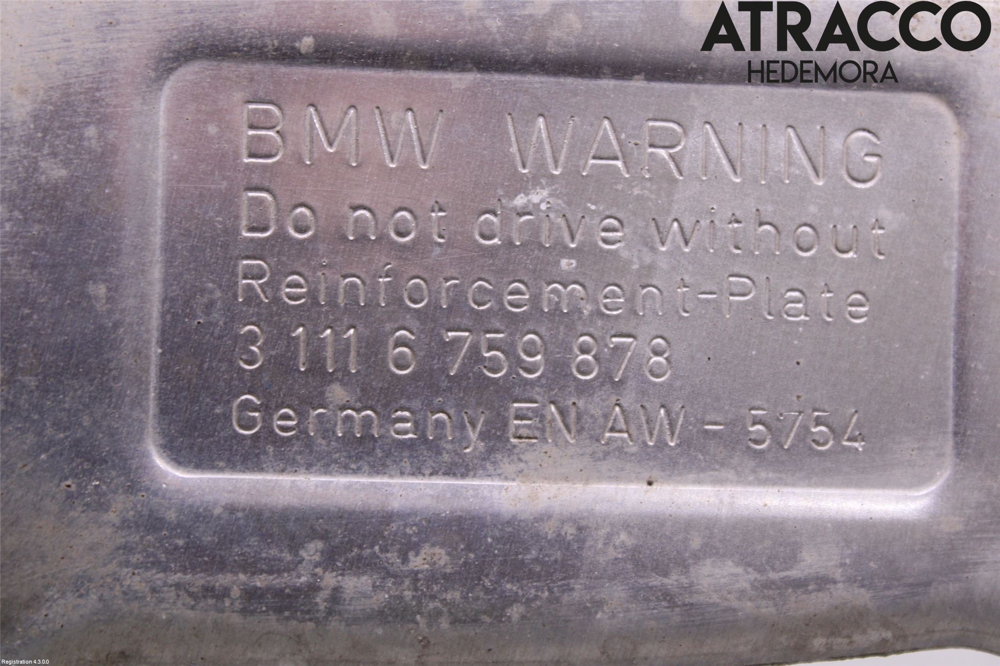 BMW 5 E60/61 Sed/Tou 02-10 Bunnplate U Motor-Gear-Dørk