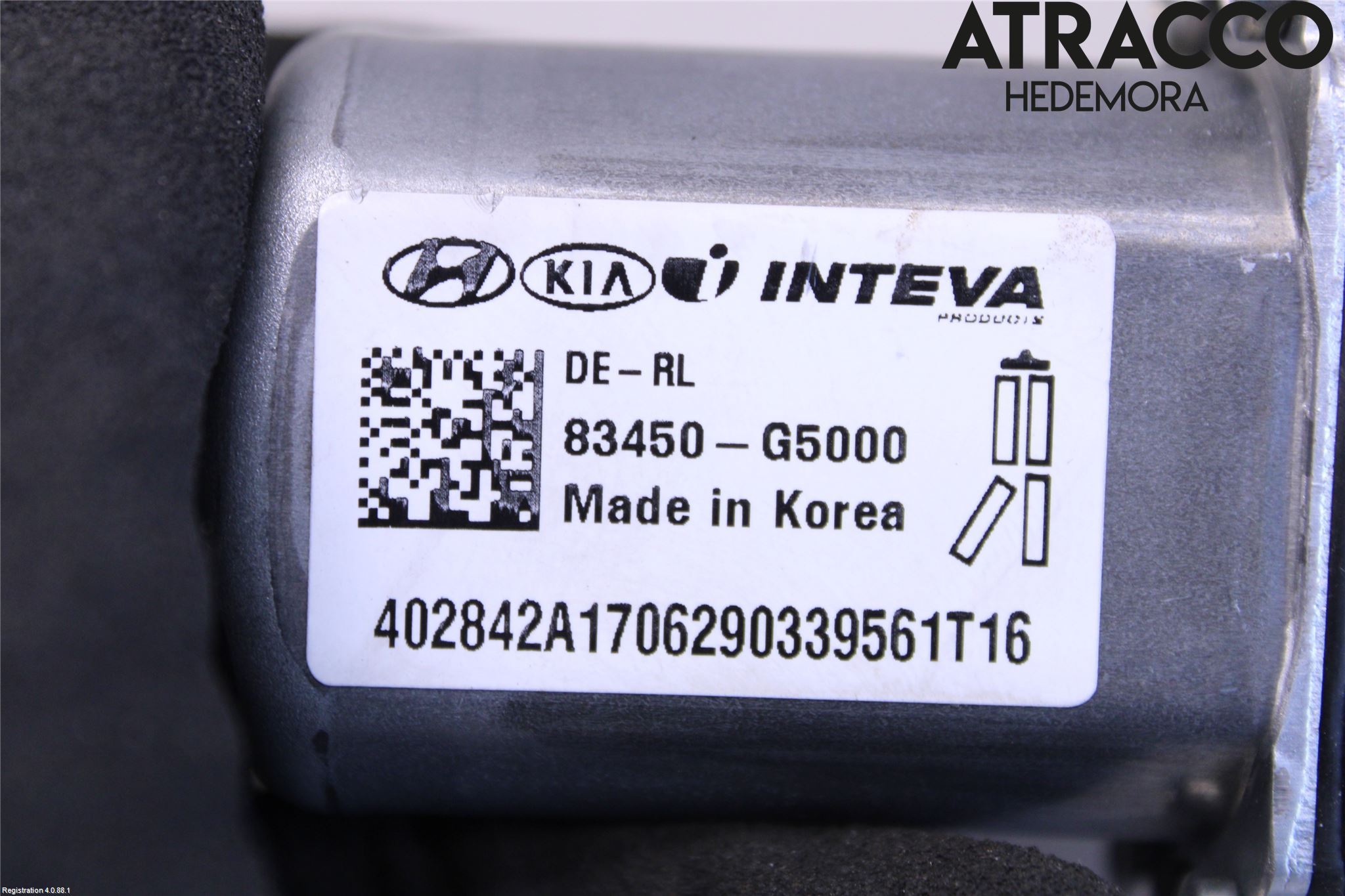 Kia NIRO (DE) 17-22 Vindusheismotor