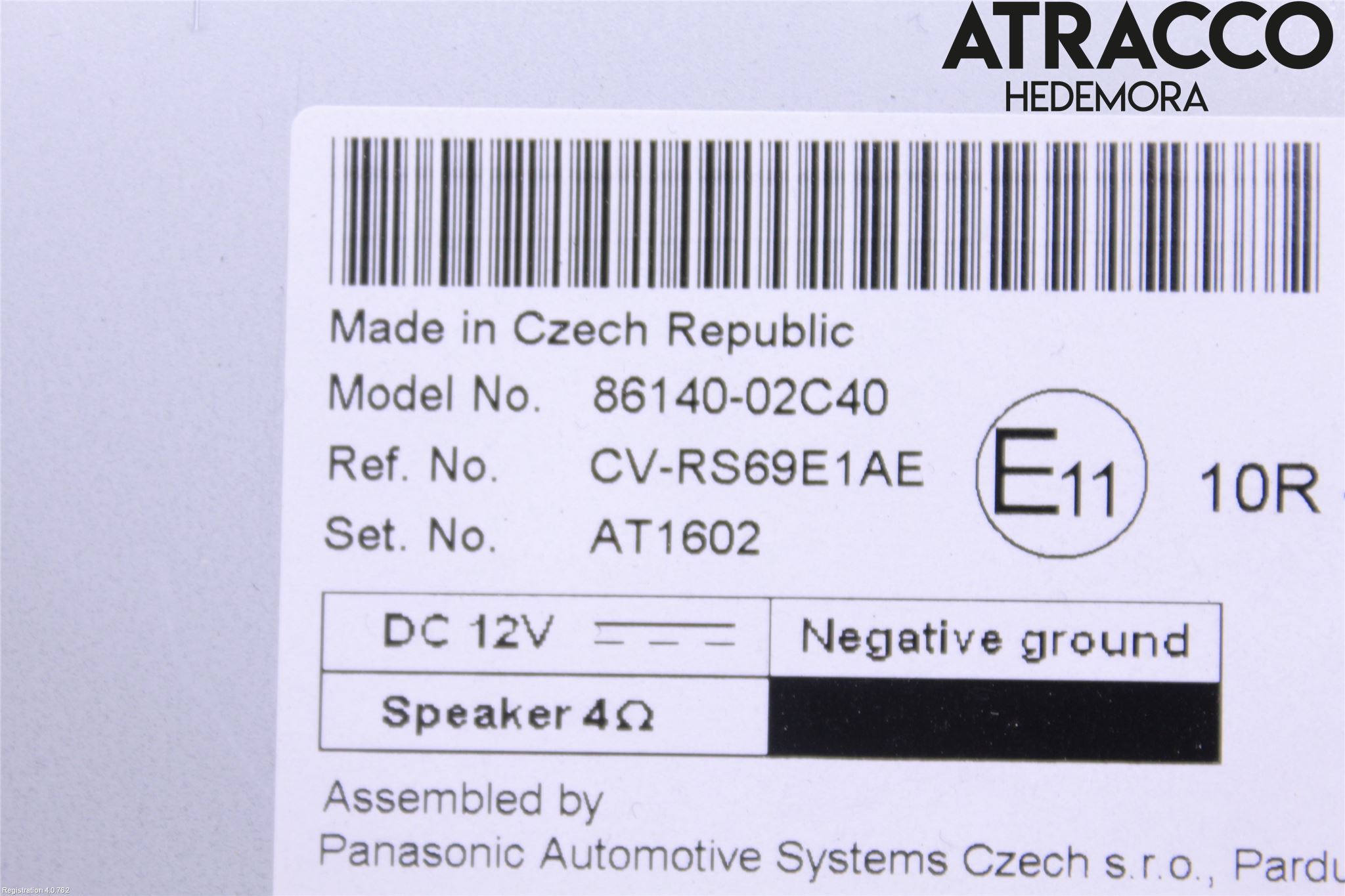 Toyota COROLLA 19- Stereo Radio Med Cd