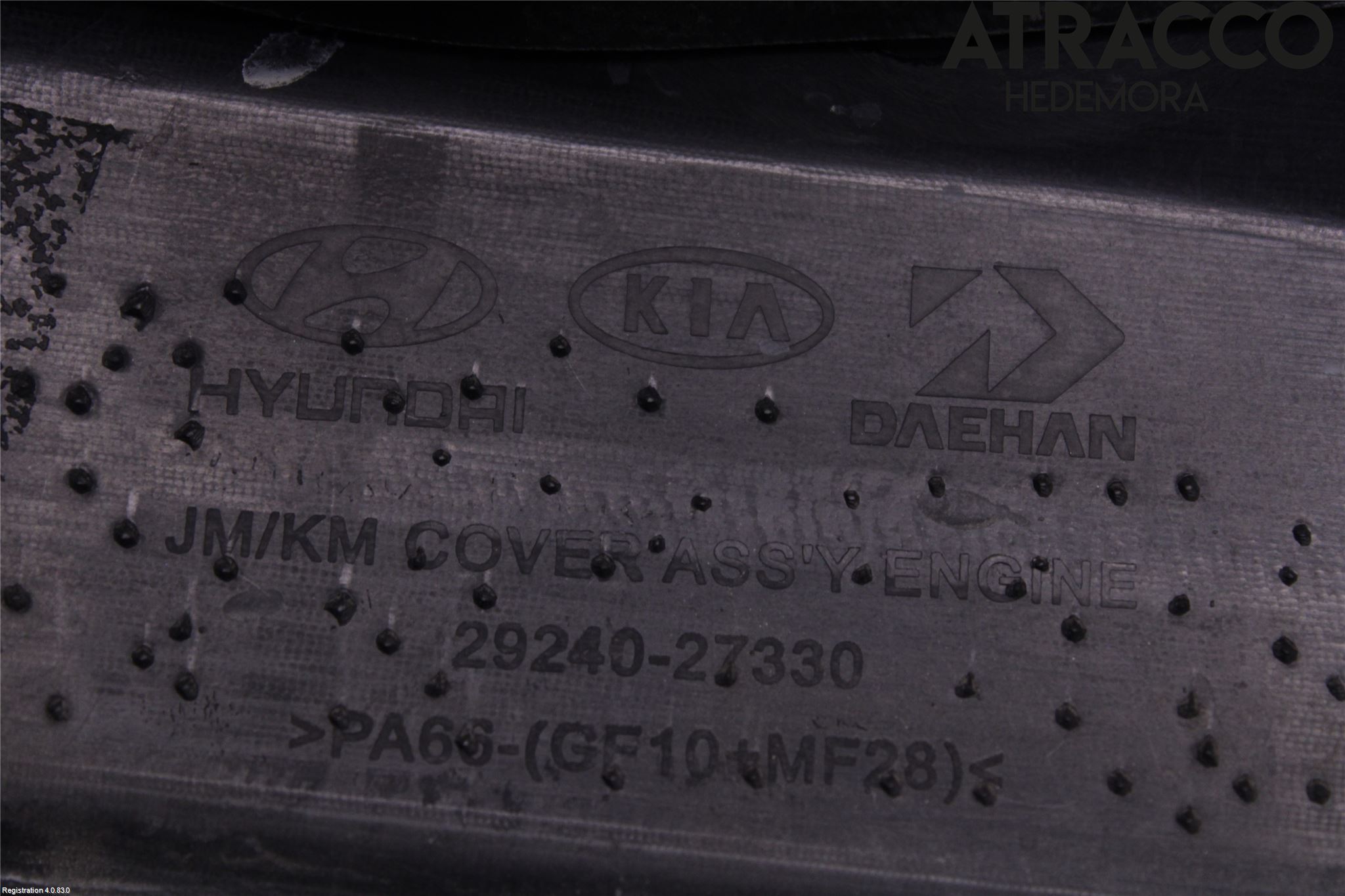 Hyundai TUCSON 05- Motor Deksel Over Motor