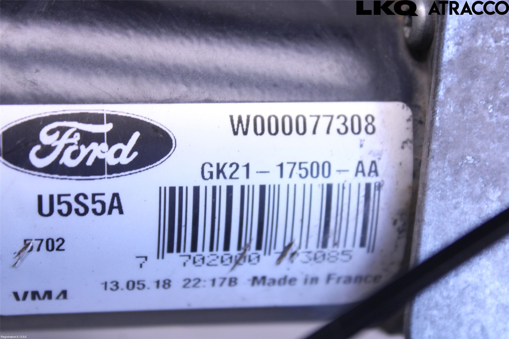 Ford TRANSIT SKÅP/BUSS 14-22 Viskermotor Frontrute
