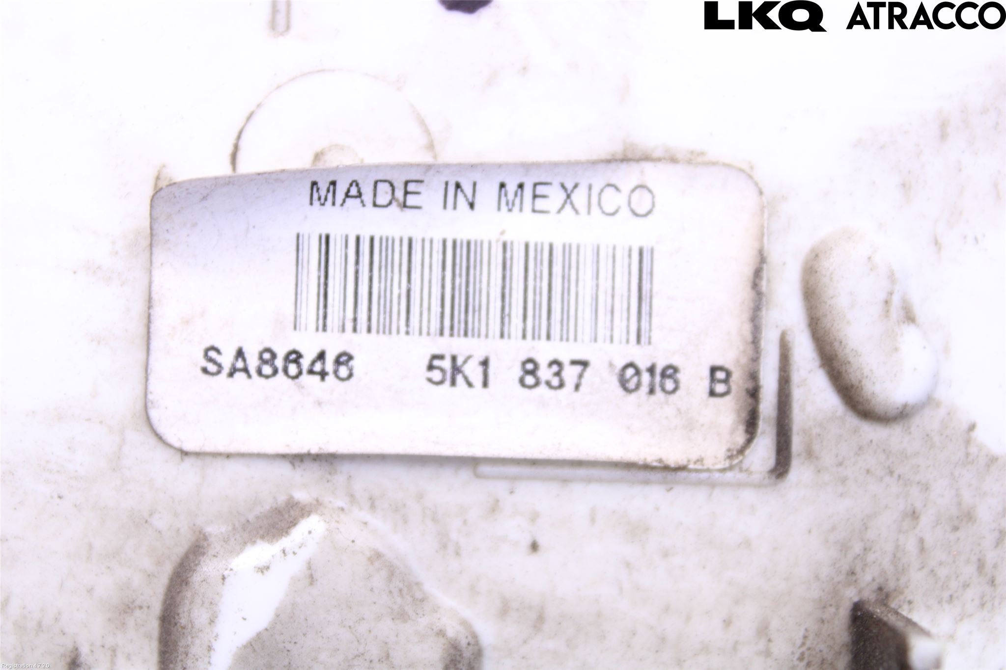 Volkswagen VW JETTA VI 11- Dørlås - Låsekasse