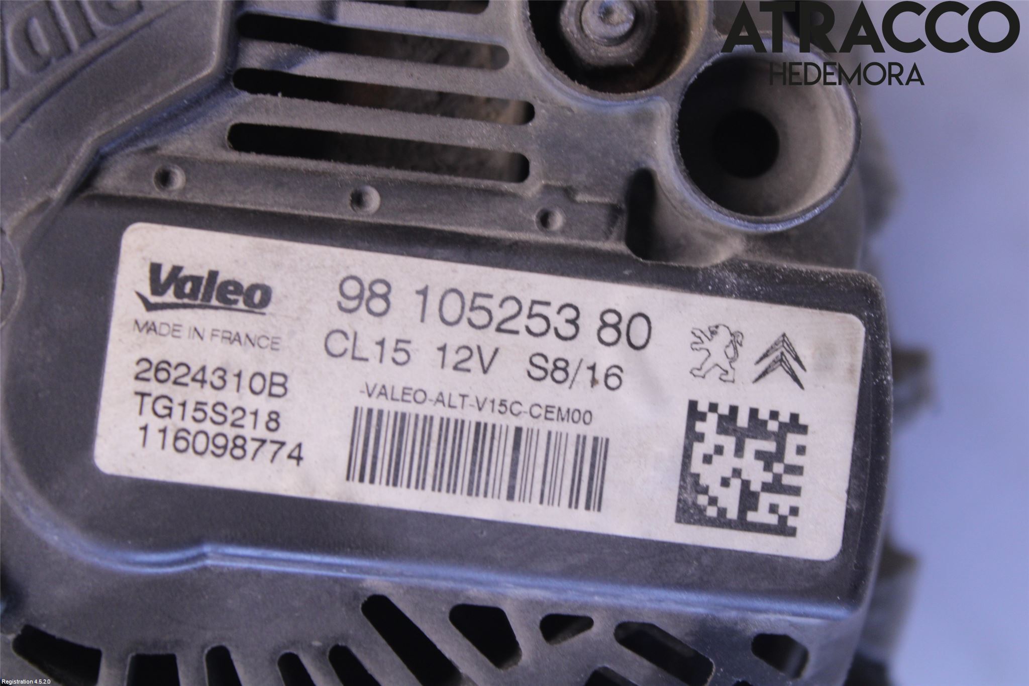 Peugeot PEUGOT 208 16-19 Dynamo