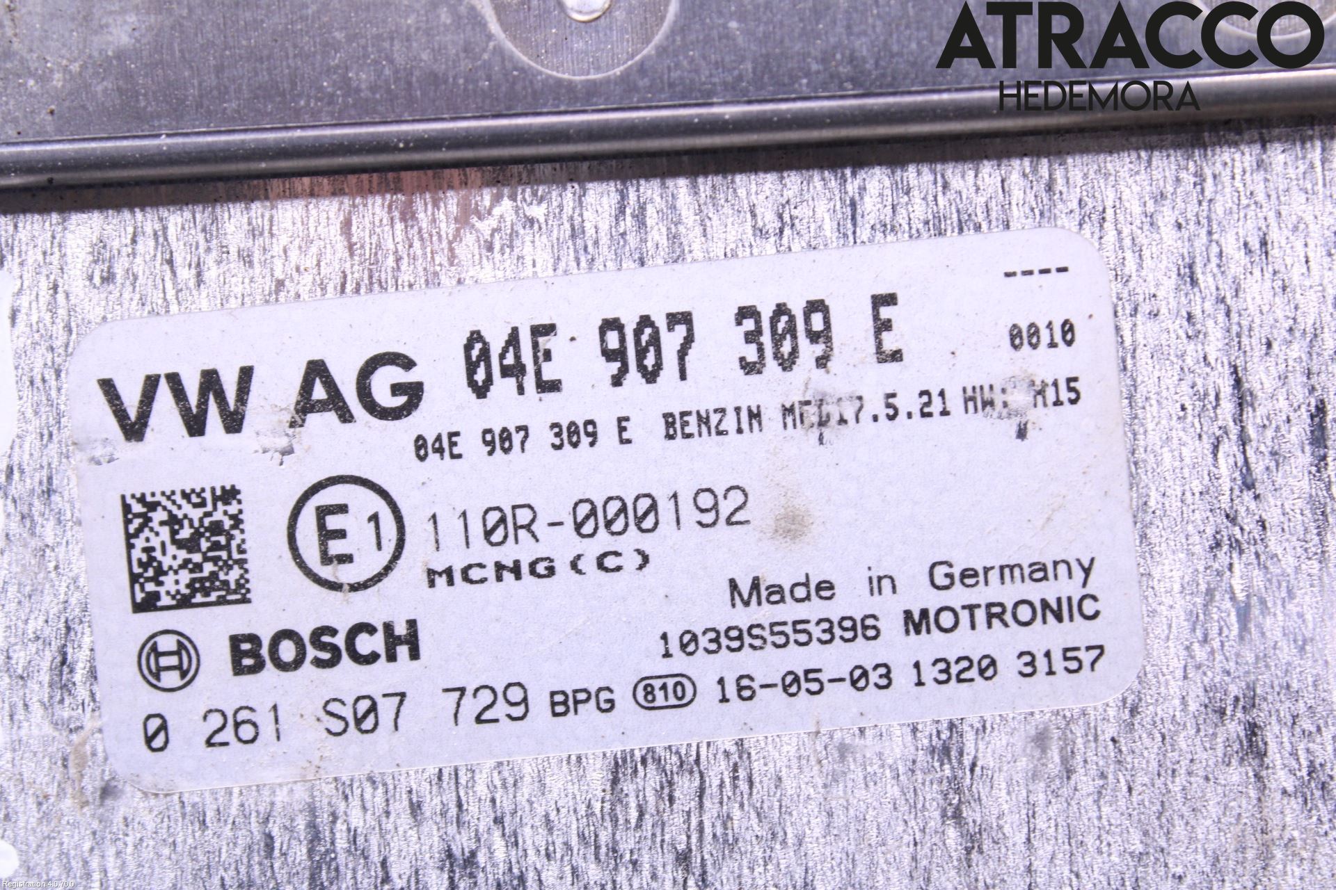 Volkswagen VW GOLF / E-GOLF VII 13-20 Styreenhet Innsprøytning