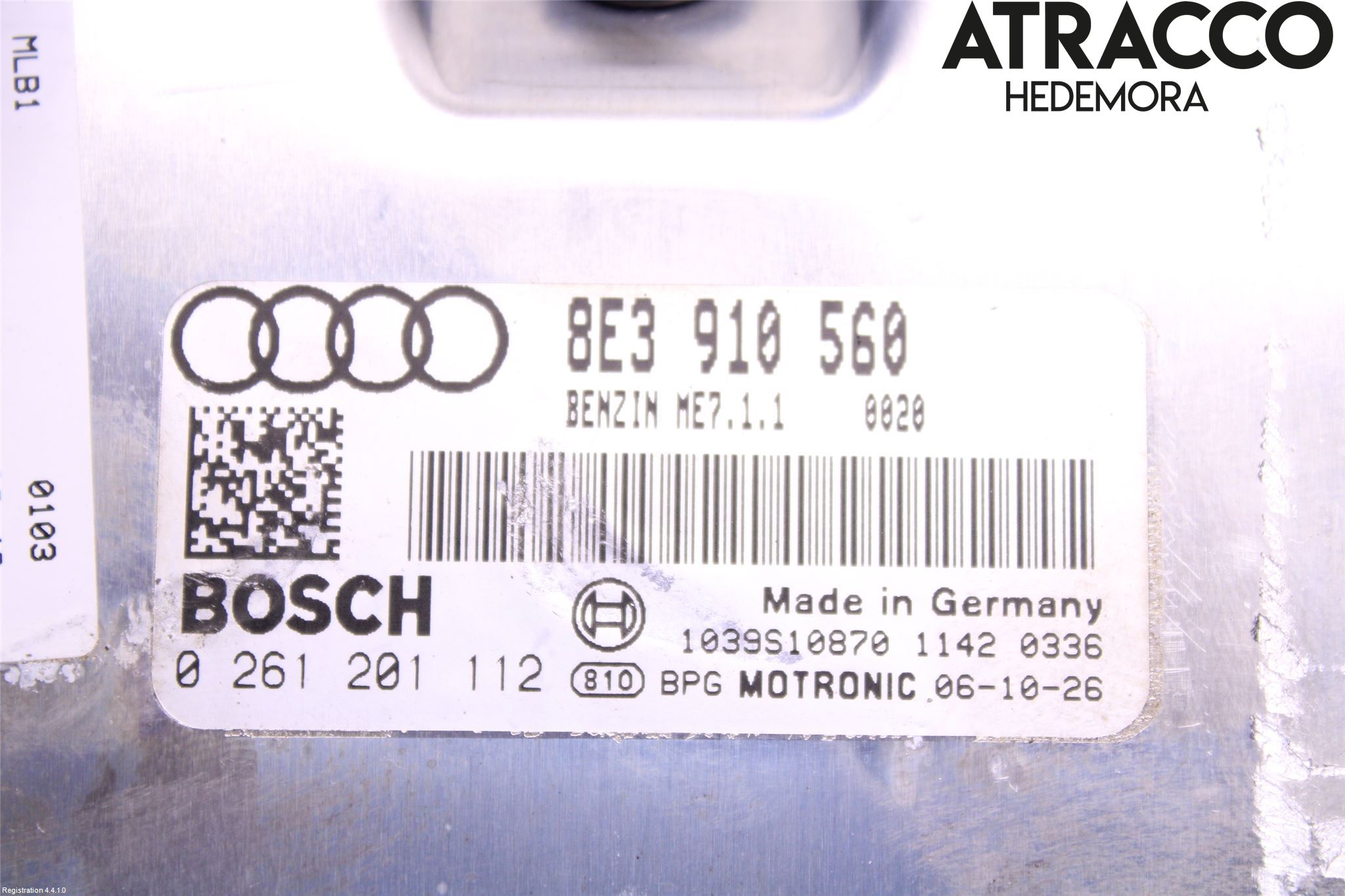 Audi A4/S4 05-07 Styreenhet Innsprøytning