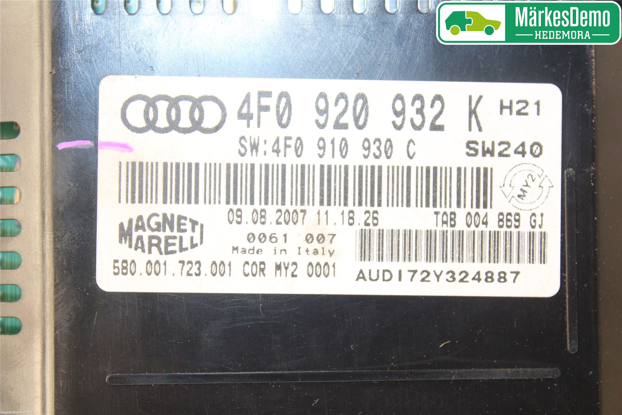 Audi A6/S6     05-11 Instr Kombinert
