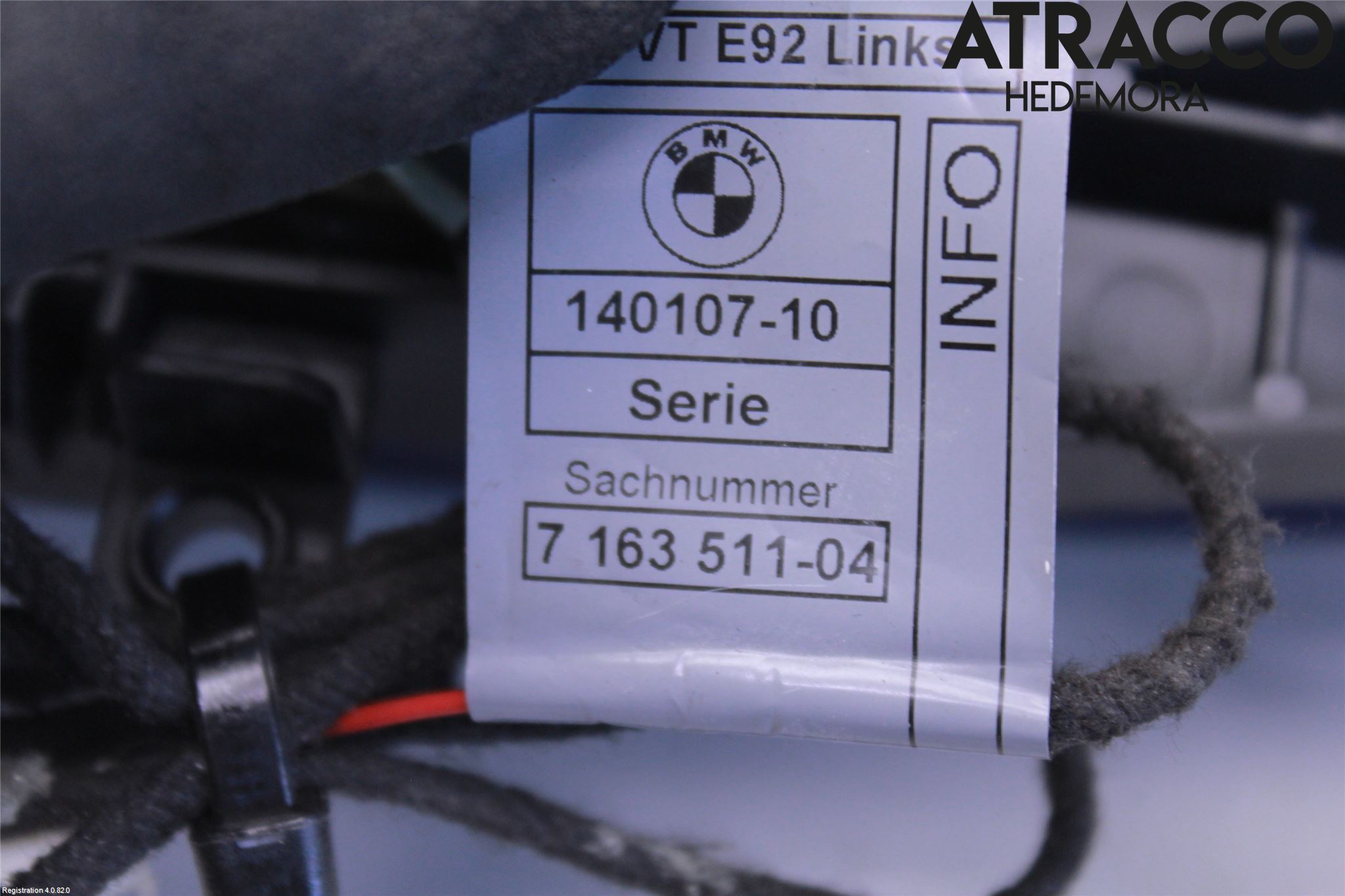 BMW 3 E92/93 Coupé/Cab 05-14 Dørhandtak Ytre Venstre