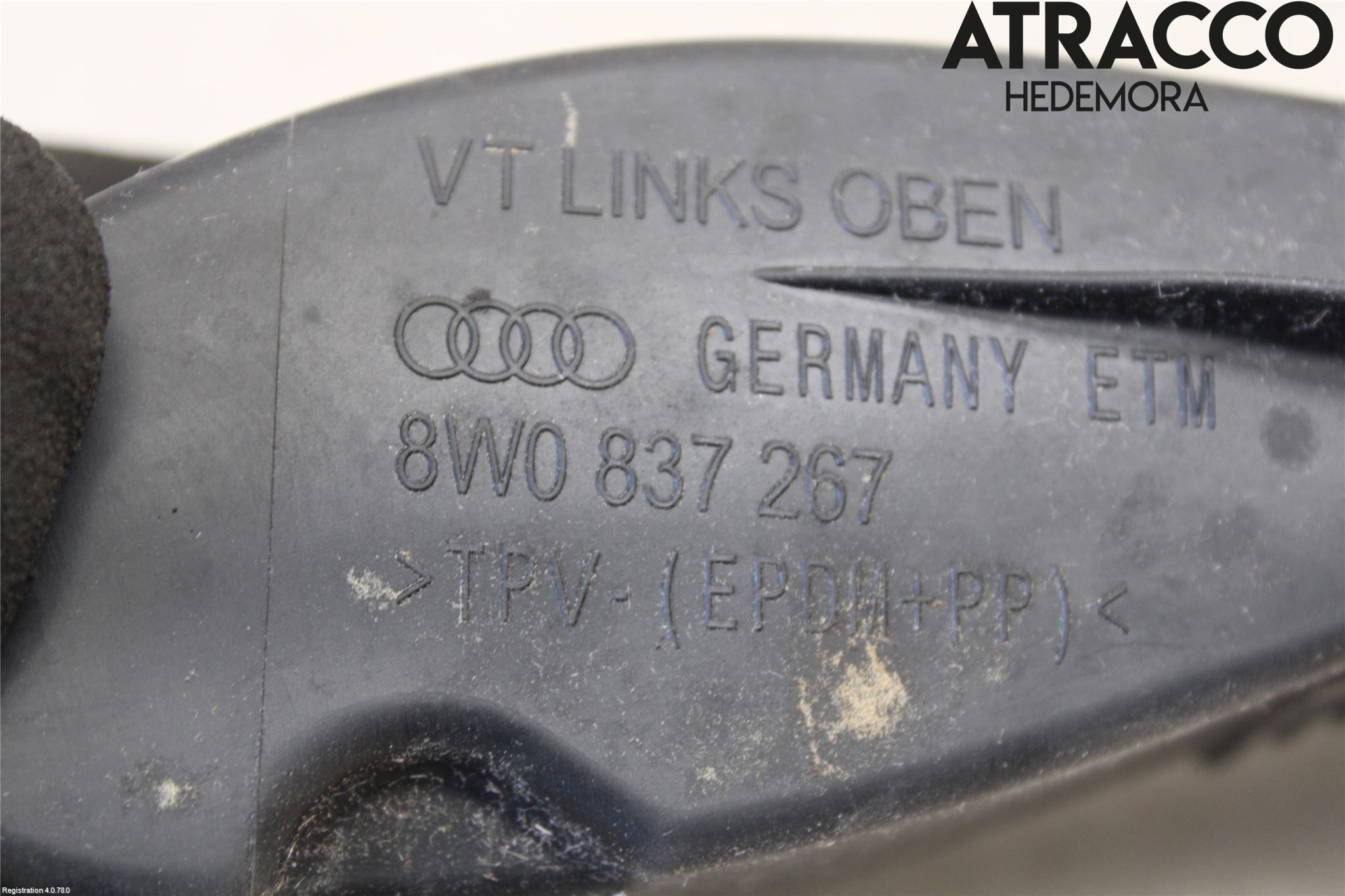 Audi A4/S4 B9 16-19 Dørstopper