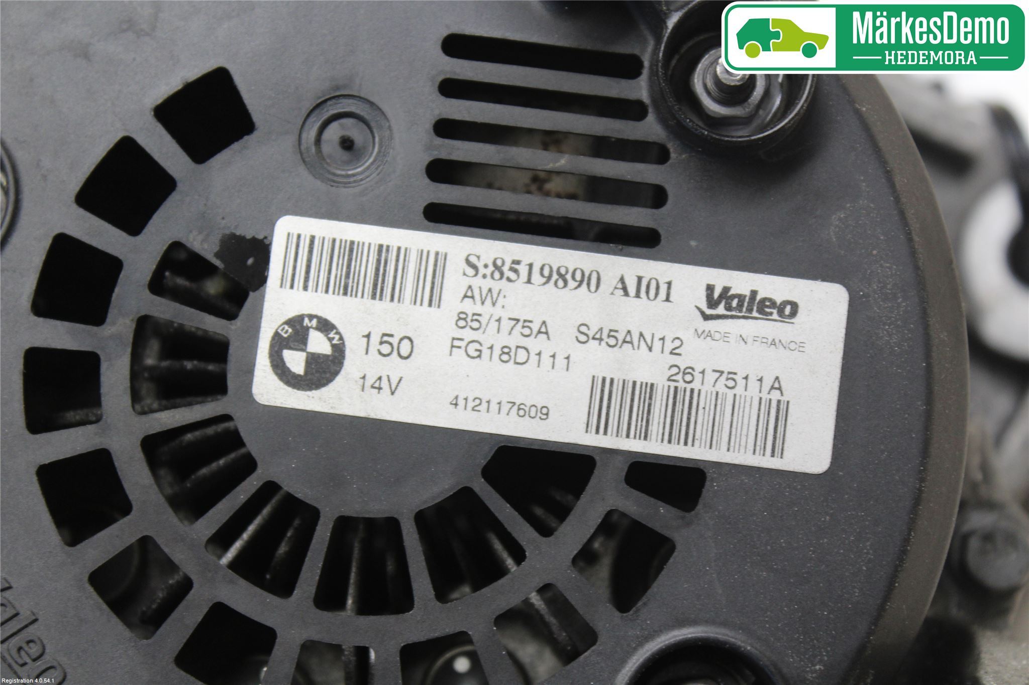 BMW 3 F30/F31/F80 12-19 Dynamo
