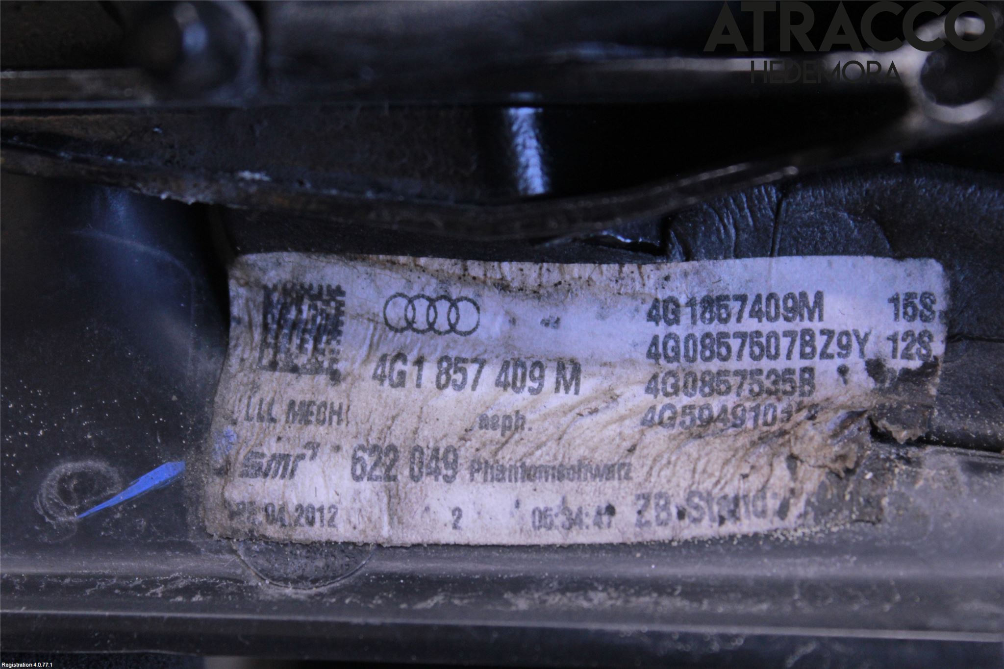 Audi A6 ALLROAD 12-18 Speil V M-El Justering