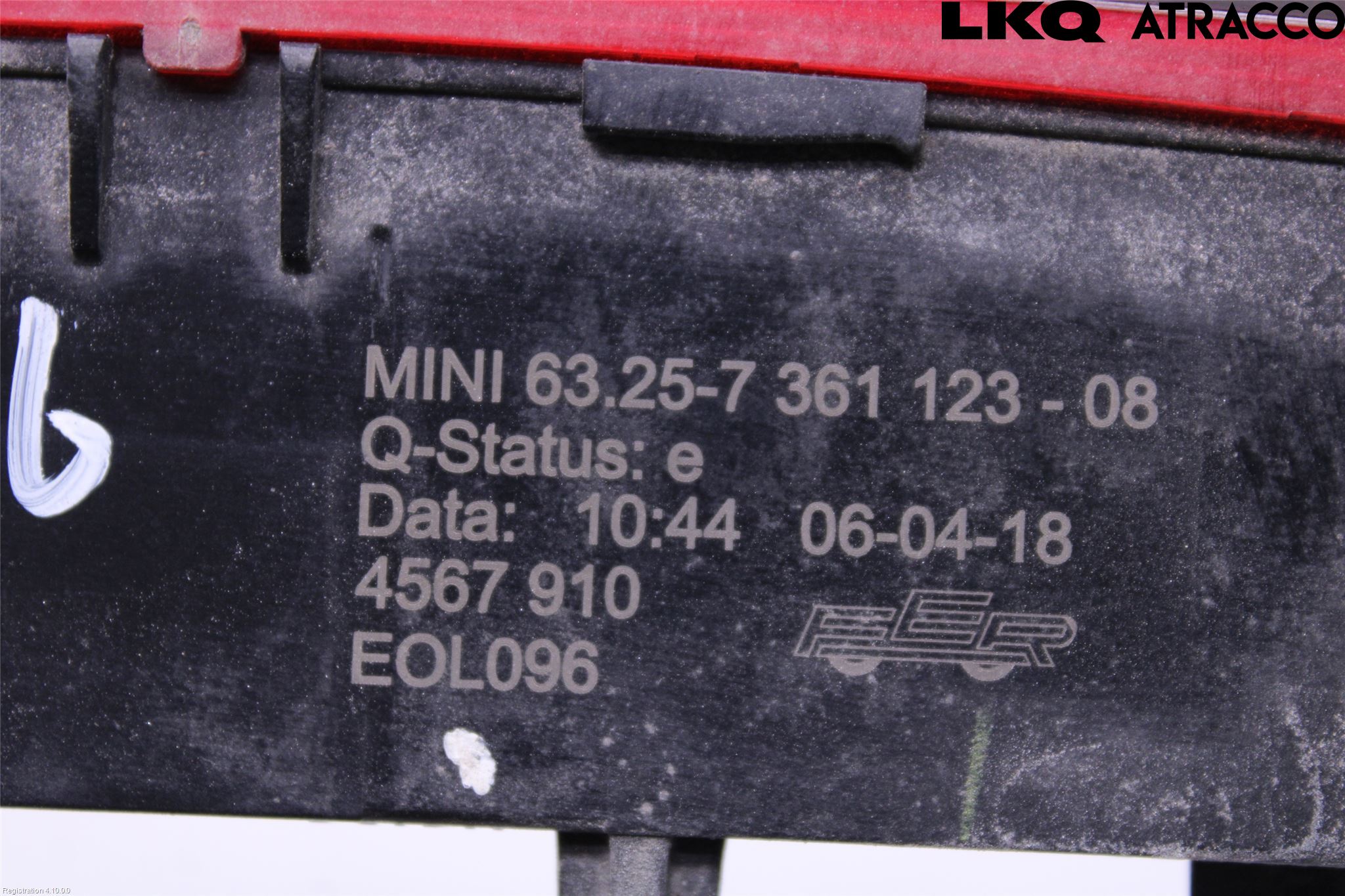 Mini COUNTRYMAN F60 17-23 Bremselys Bakrute
