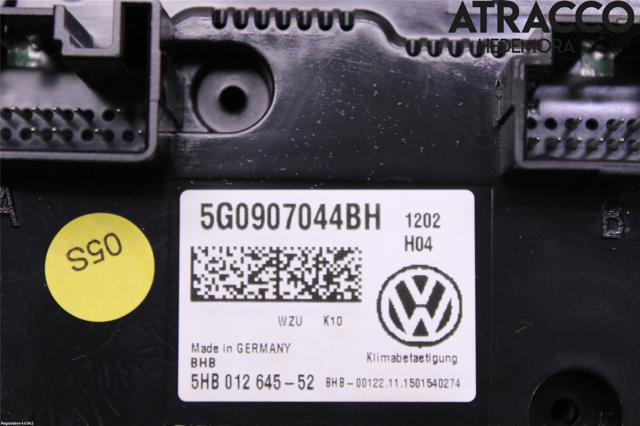 Volkswagen VW PASSAT 15-19 Varme Ac Betjening-Display